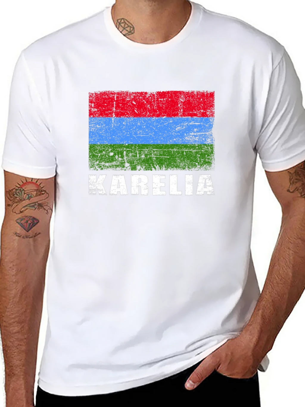 Karelia Flag Graphic T-Shirt product image 7