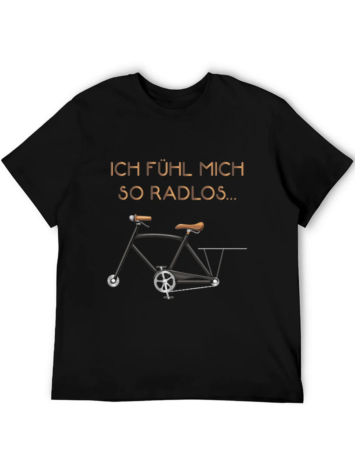 Ich Fuhl Mich So Radlos T-Shirt - Bicycle Humor Tee product image 5