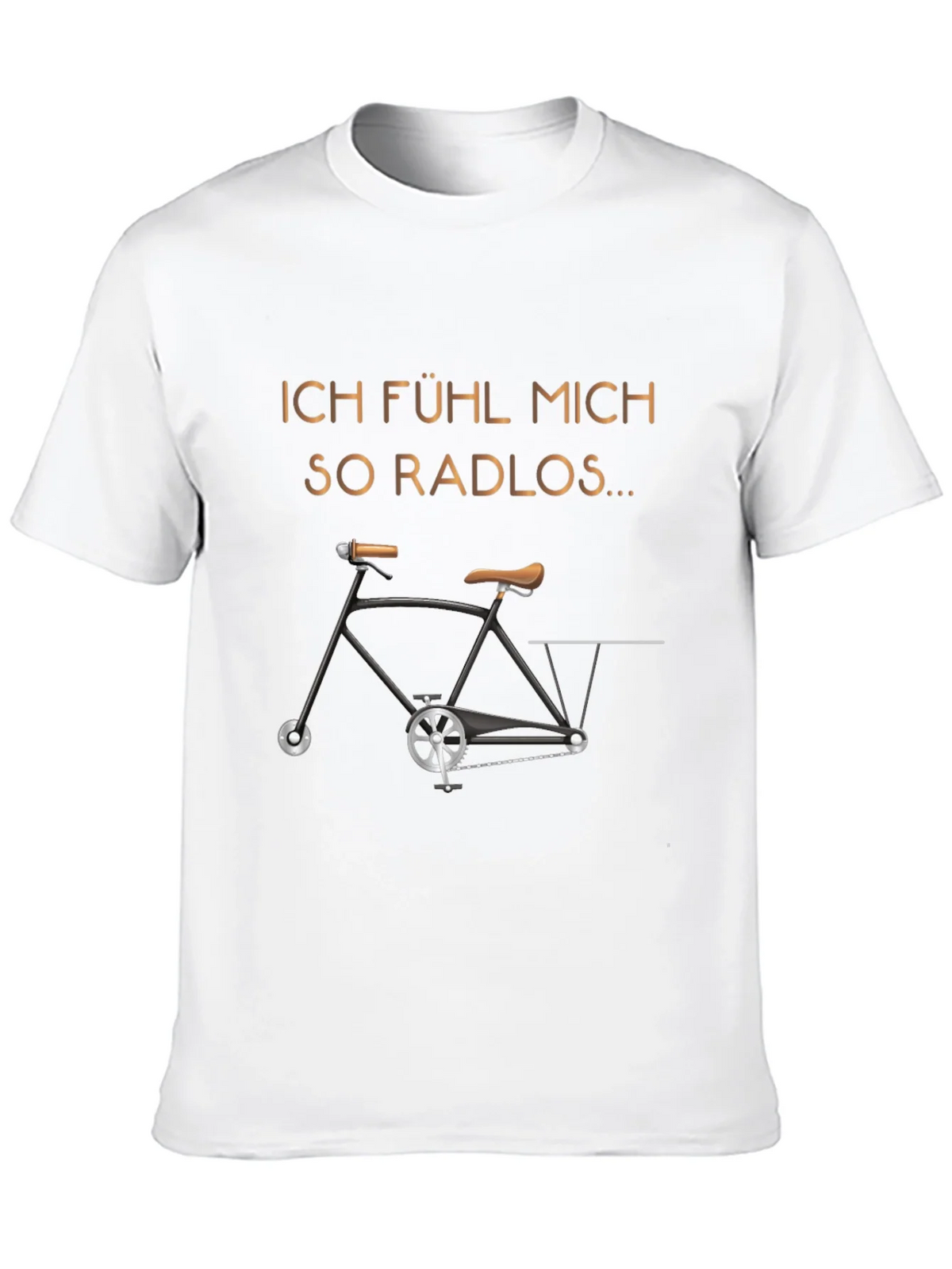 Ich Fuhl Mich So Radlos T-Shirt - Bicycle Humor Tee product image 9