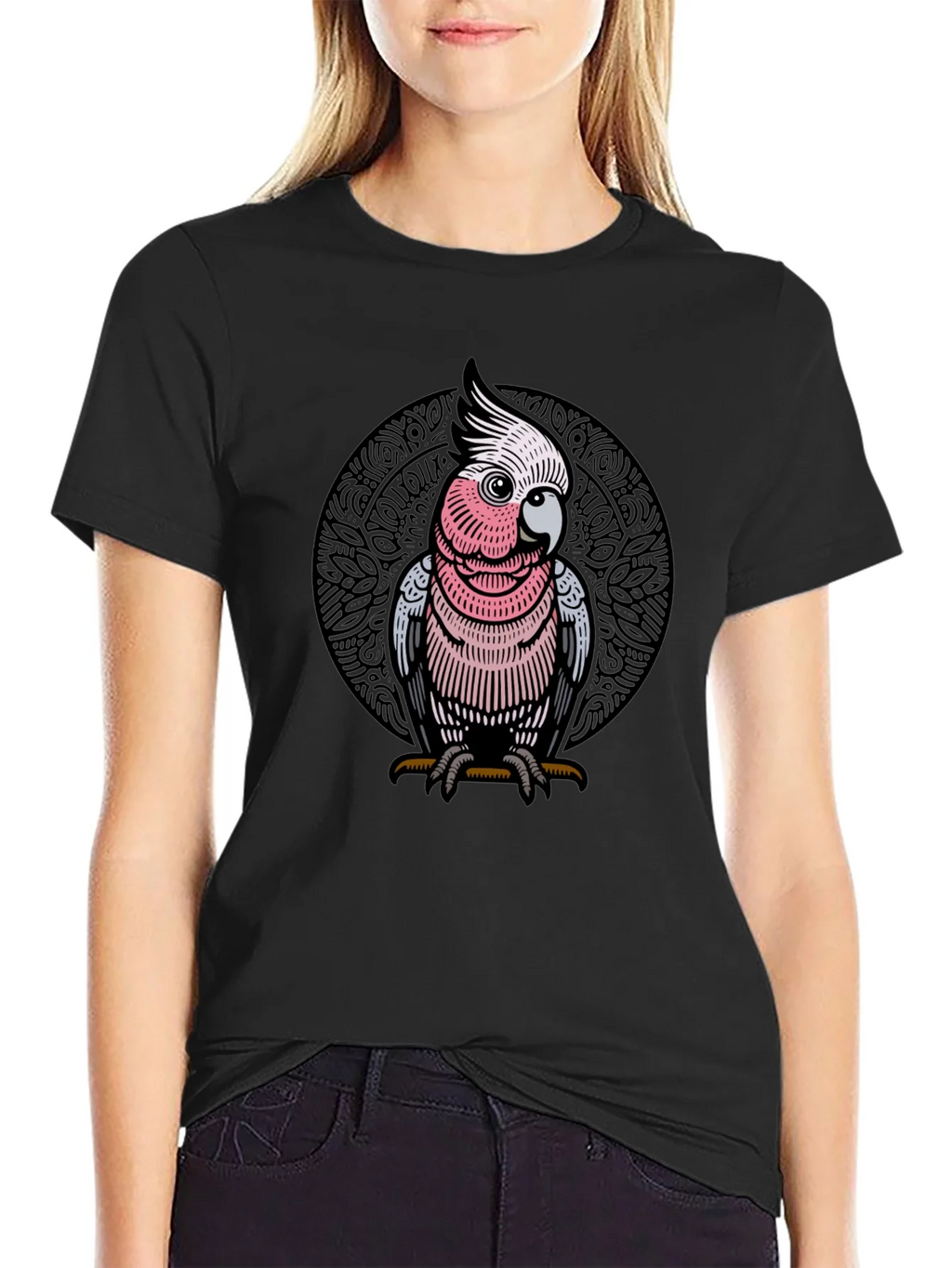 Pink Cockatoo Graphic Tee product image 2
