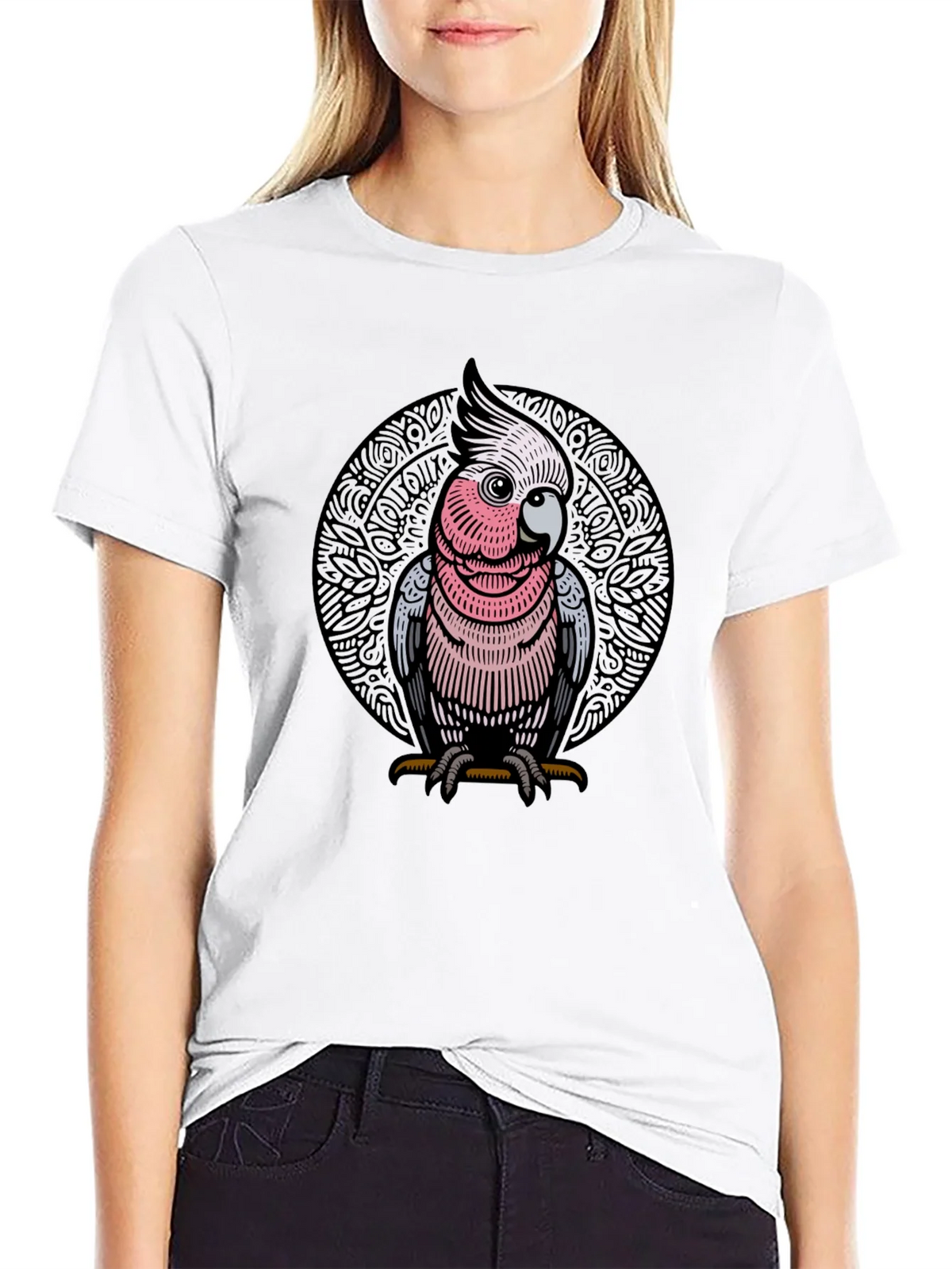 Pink Cockatoo Graphic Tee product image 6