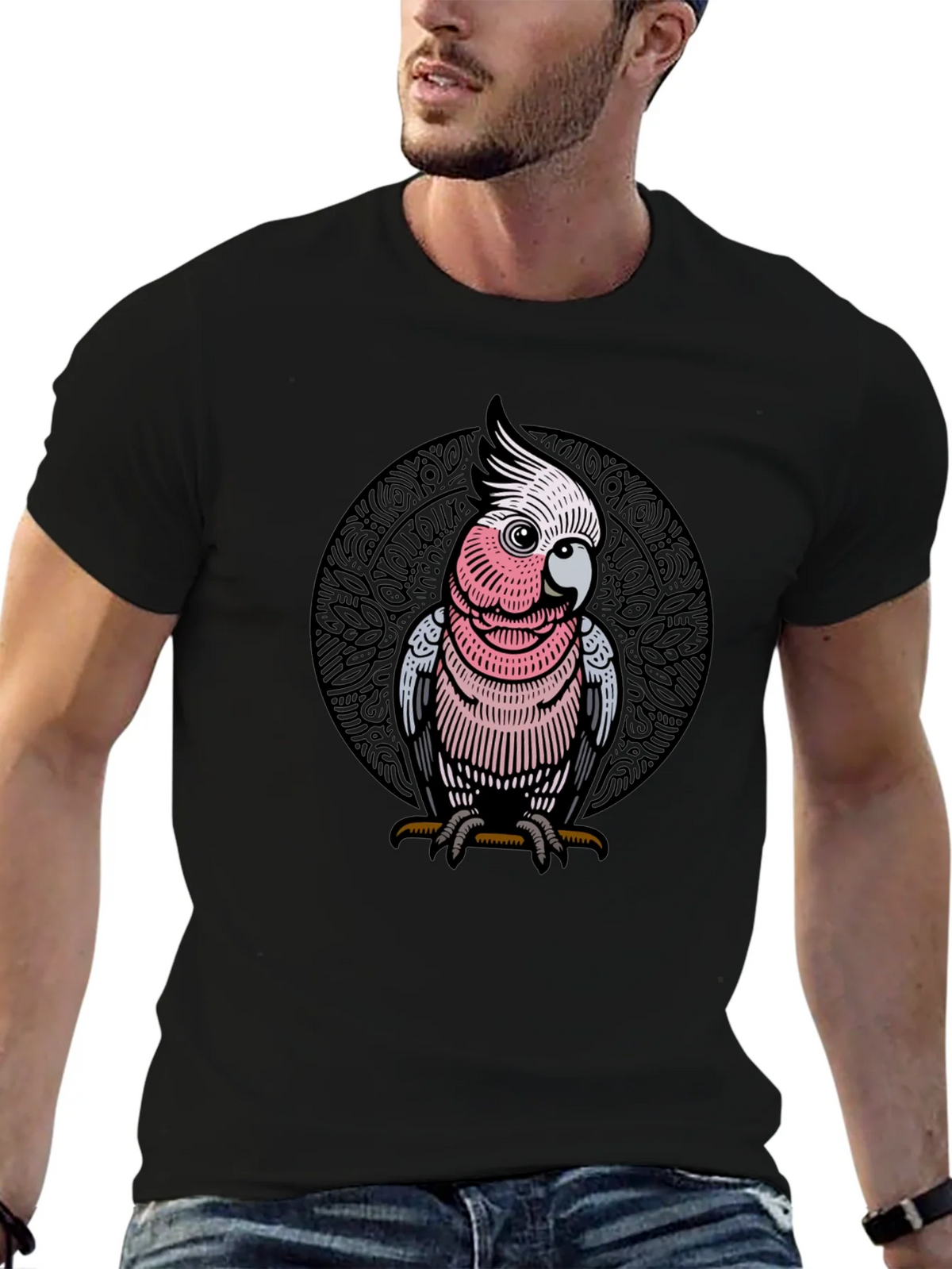 Pink Cockatoo Graphic Tee product image 4