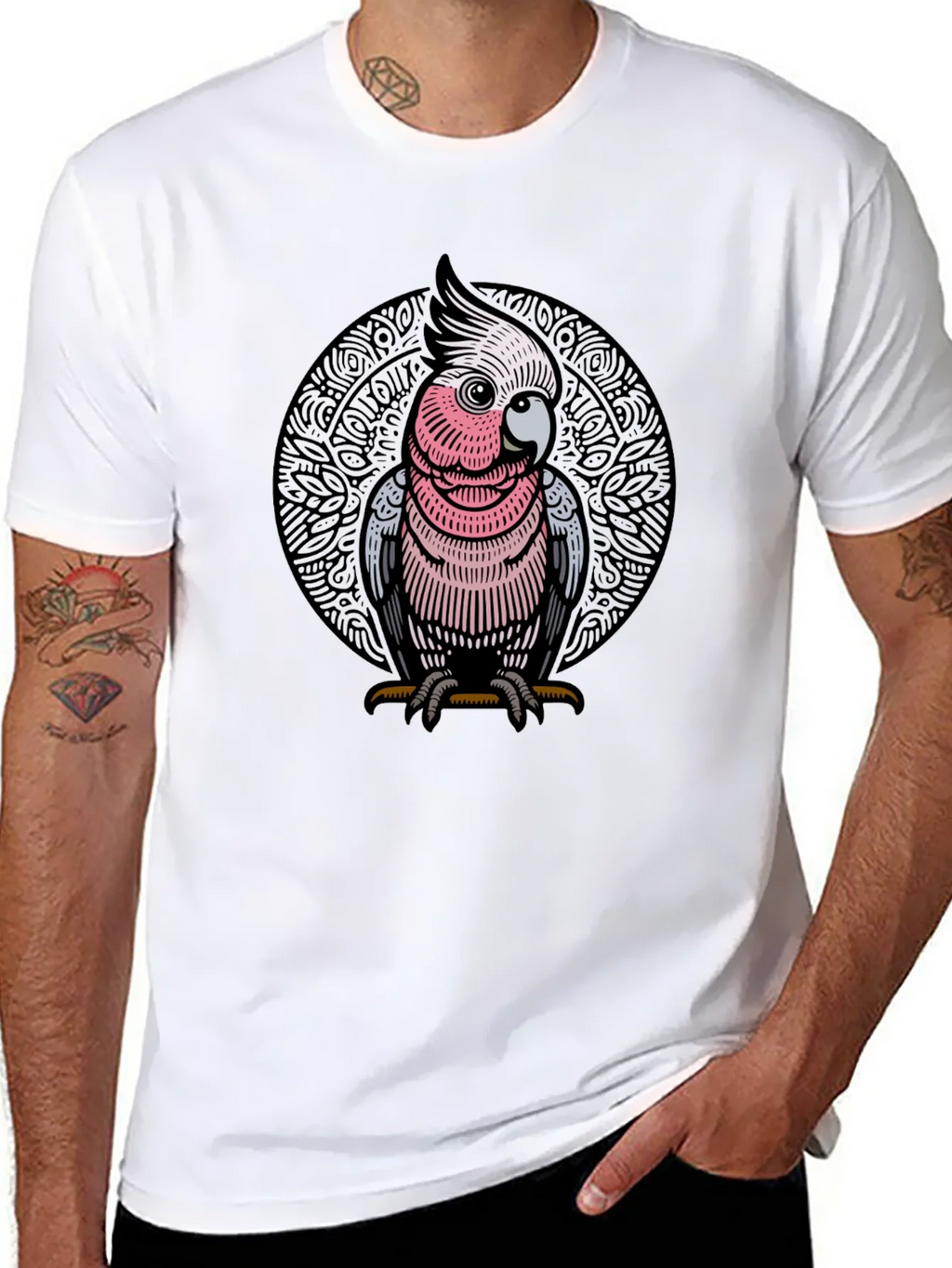 Pink Cockatoo Graphic Tee product image 5