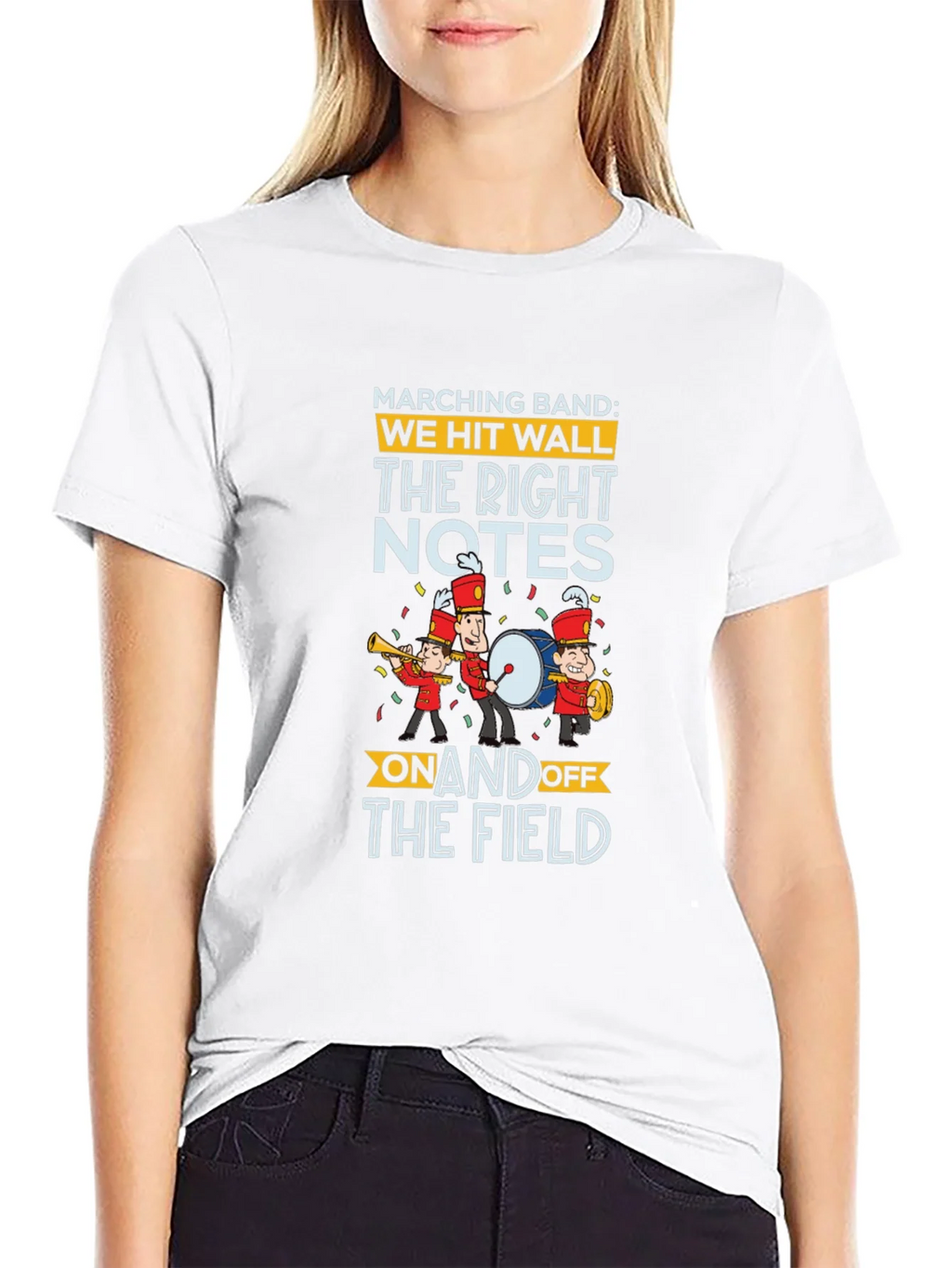Marching Band T-Shirt: We Hit Wall The Right Notes On and product image 8
