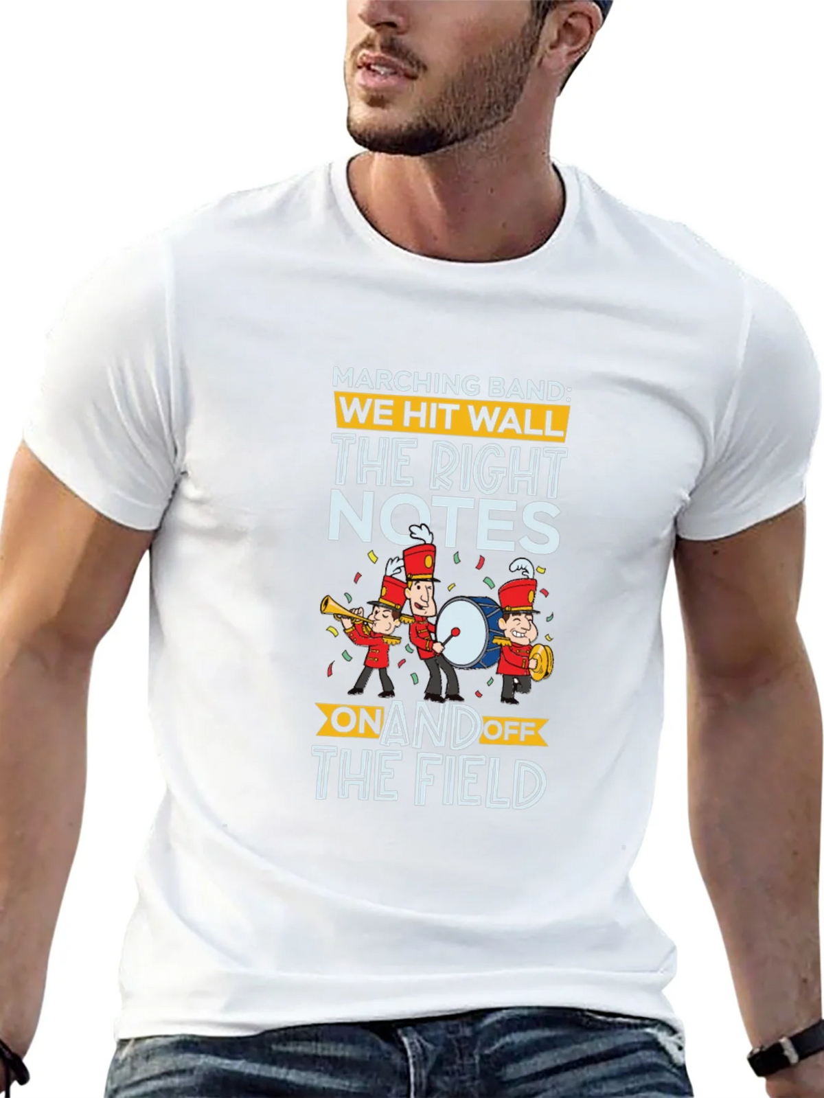 Marching Band T-Shirt: We Hit Wall The Right Notes On and product image 12