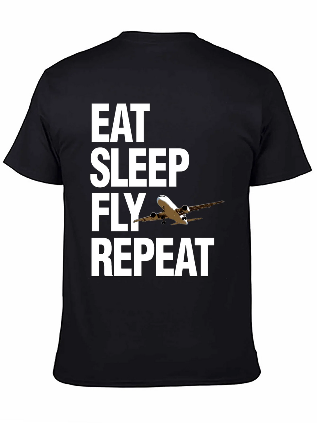 Eat Sleep Fly Repeat Aviation T-Shirt product image 4
