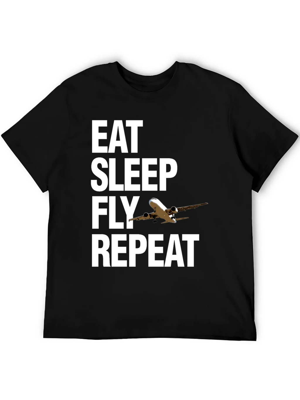 Eat Sleep Fly Repeat Aviation T-Shirt product image 5