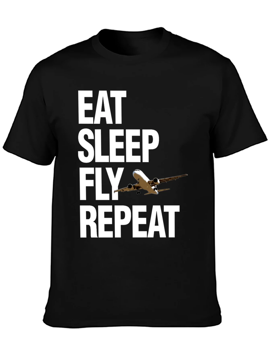 Eat Sleep Fly Repeat Aviation T-Shirt product image 3