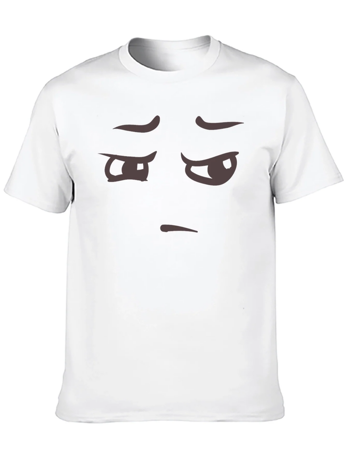 Skeptical Emoji Black T-Shirt product image 9