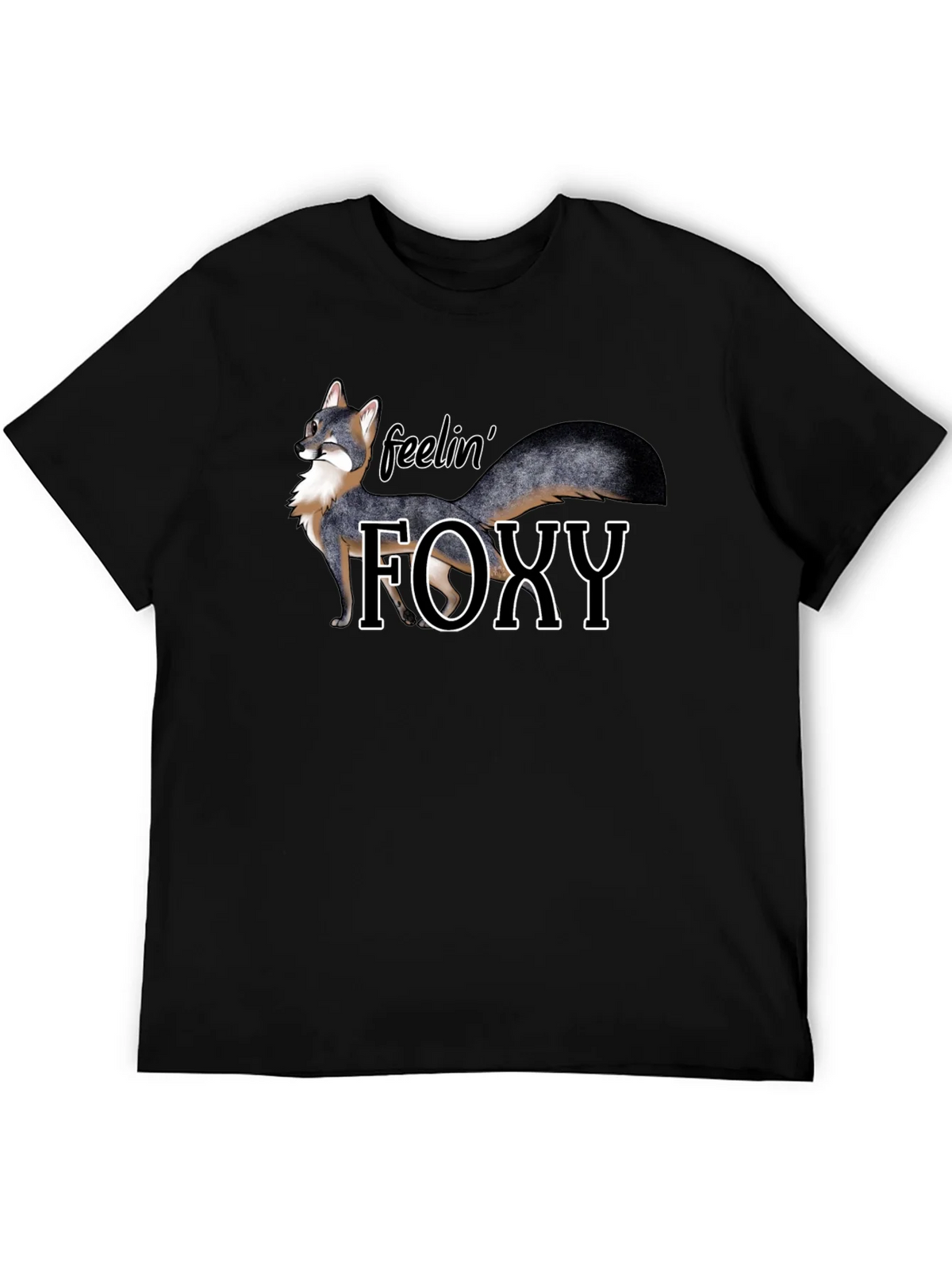 Feelin Foxy Graphic T-Shirt - Black product image 5