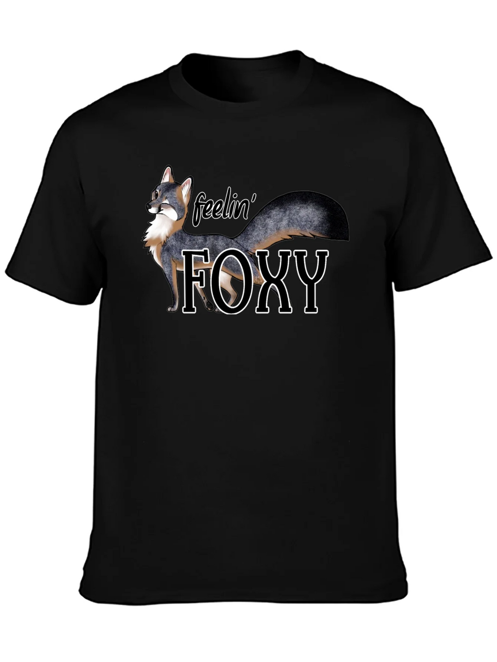 Feelin Foxy Graphic T-Shirt - Black product image 3