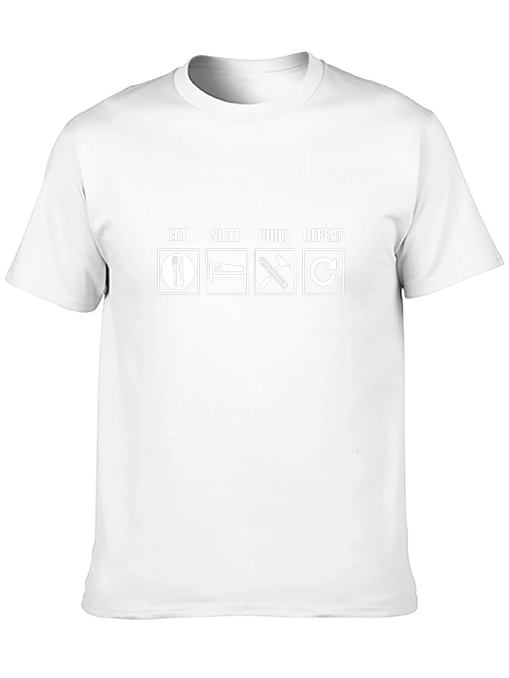 Eat Sleep Build Repeat T-Shirt product image 6