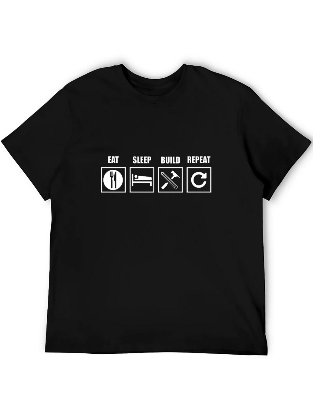 Eat Sleep Build Repeat T-Shirt product image 3