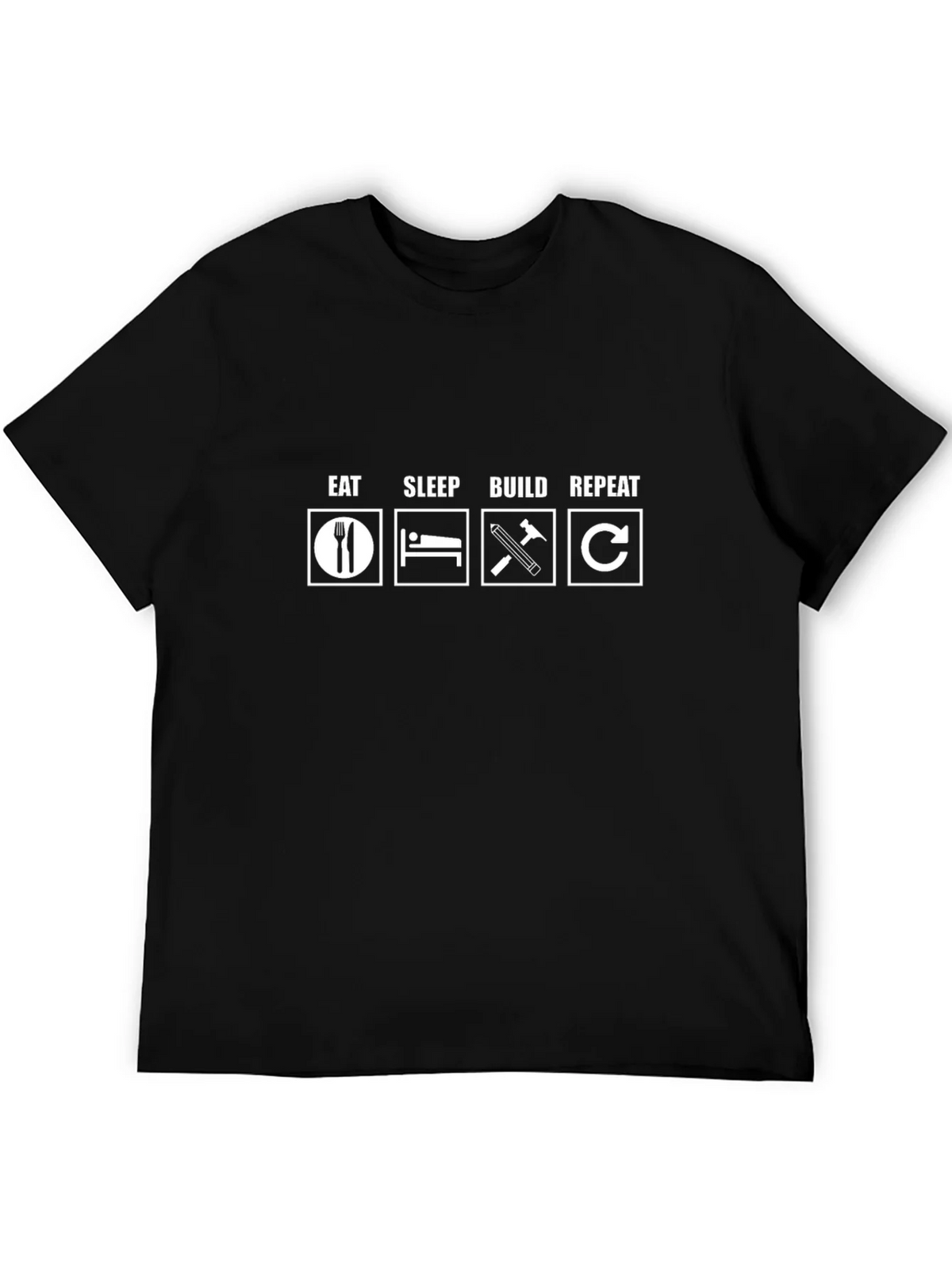 Eat Sleep Build Repeat T-Shirt product image 3