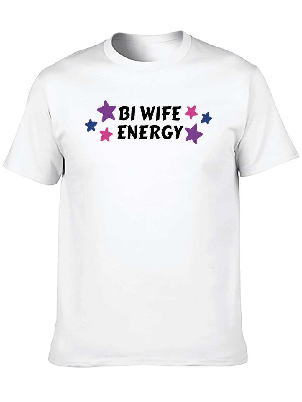 Bi Wife Energy T-Shirt - Pride product image 9