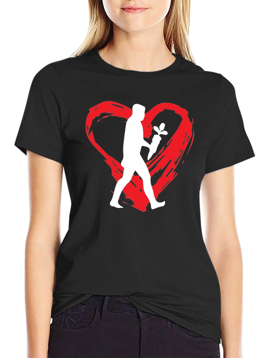 Vegan Love Graphic Tee - Black product image 2
