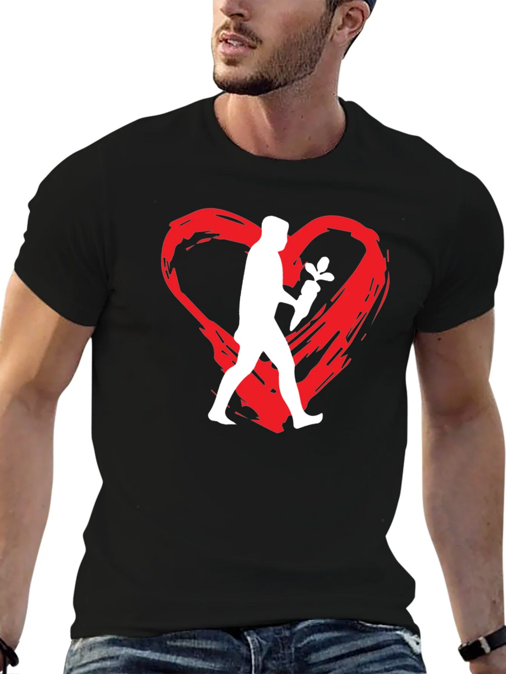 Vegan Love Graphic Tee - Black product image 6