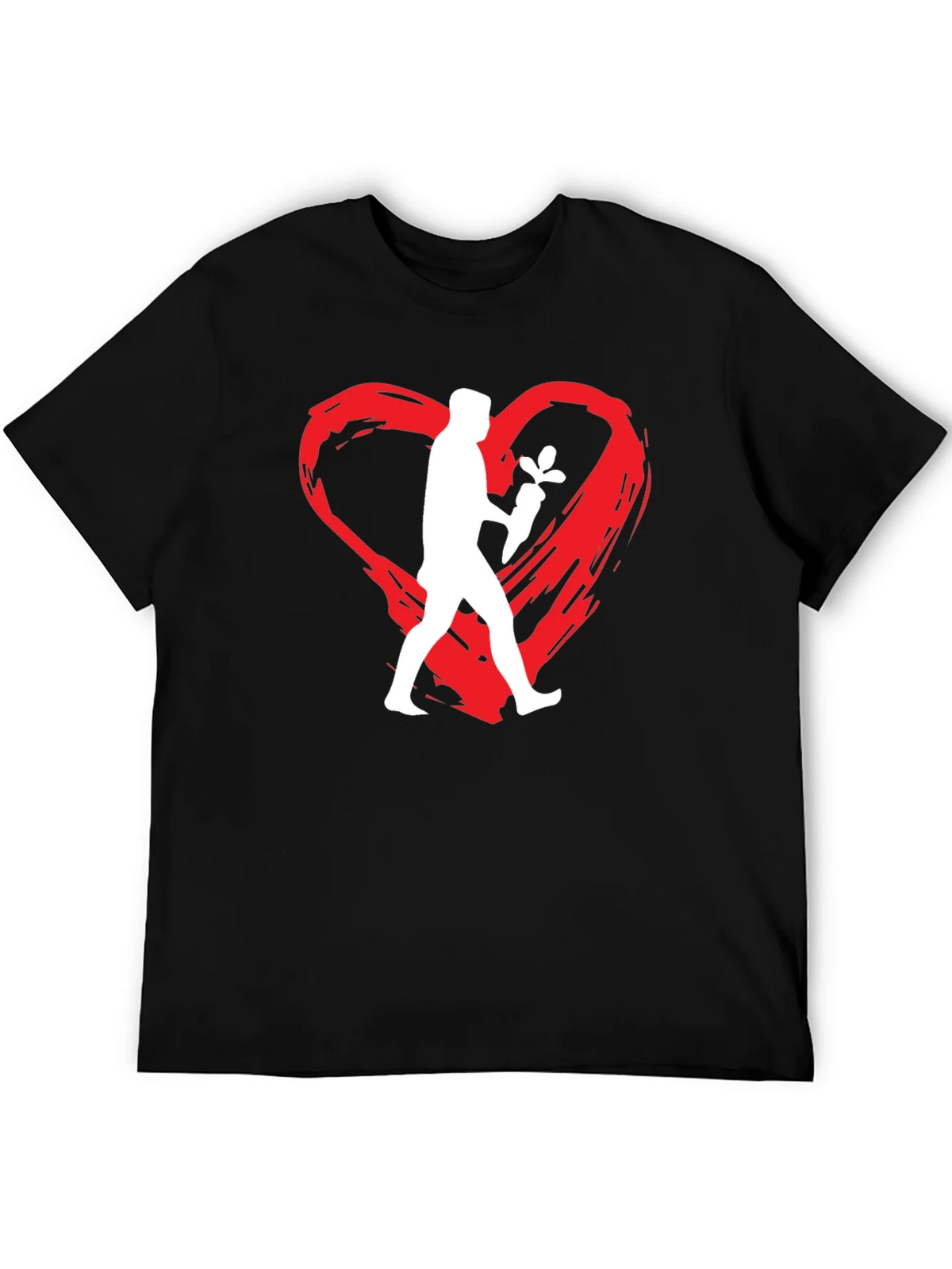 Vegan Love Graphic Tee - Black product image 5
