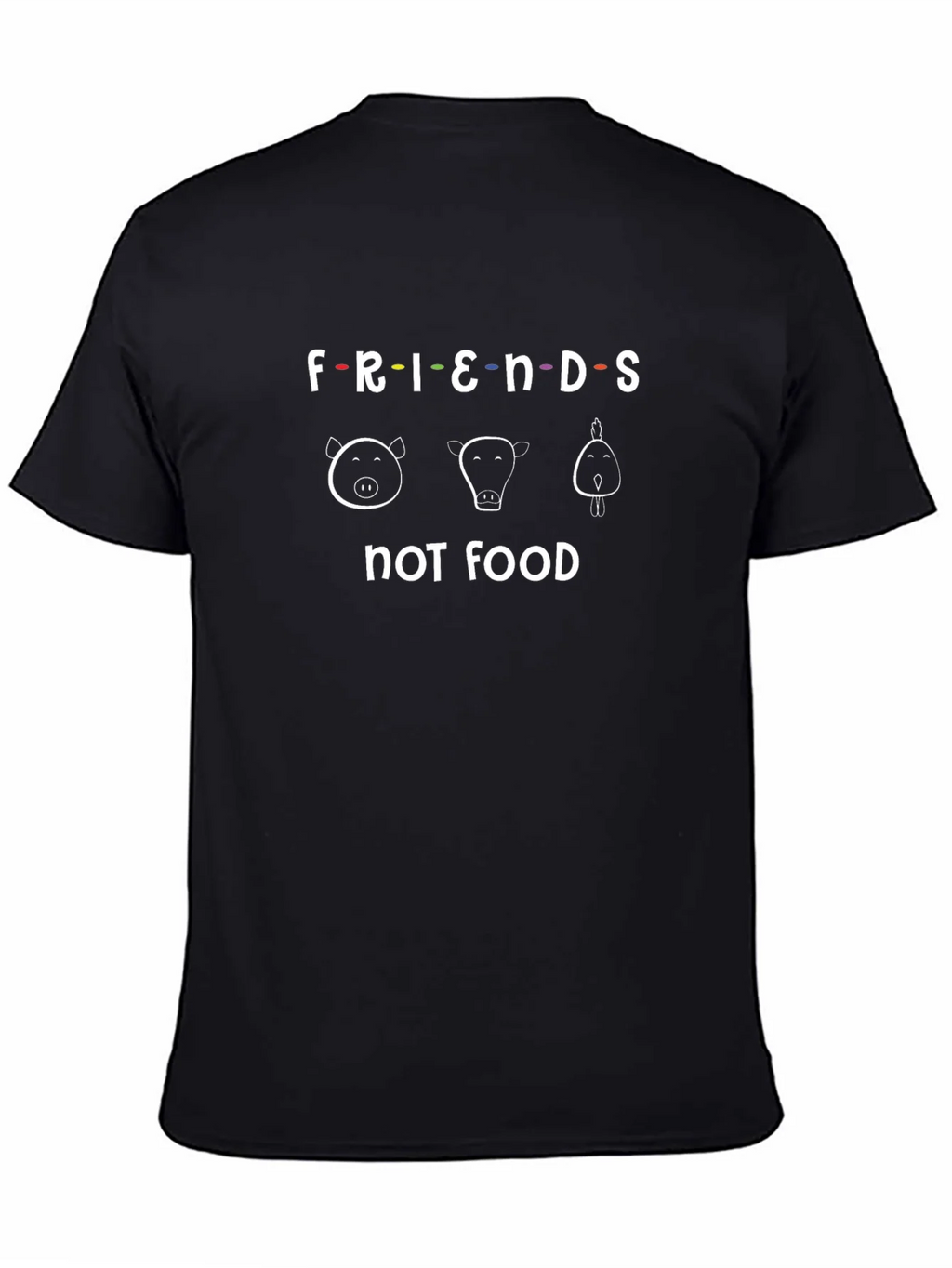 Friends Not Food T-Shirt Vegan Tee product image 4