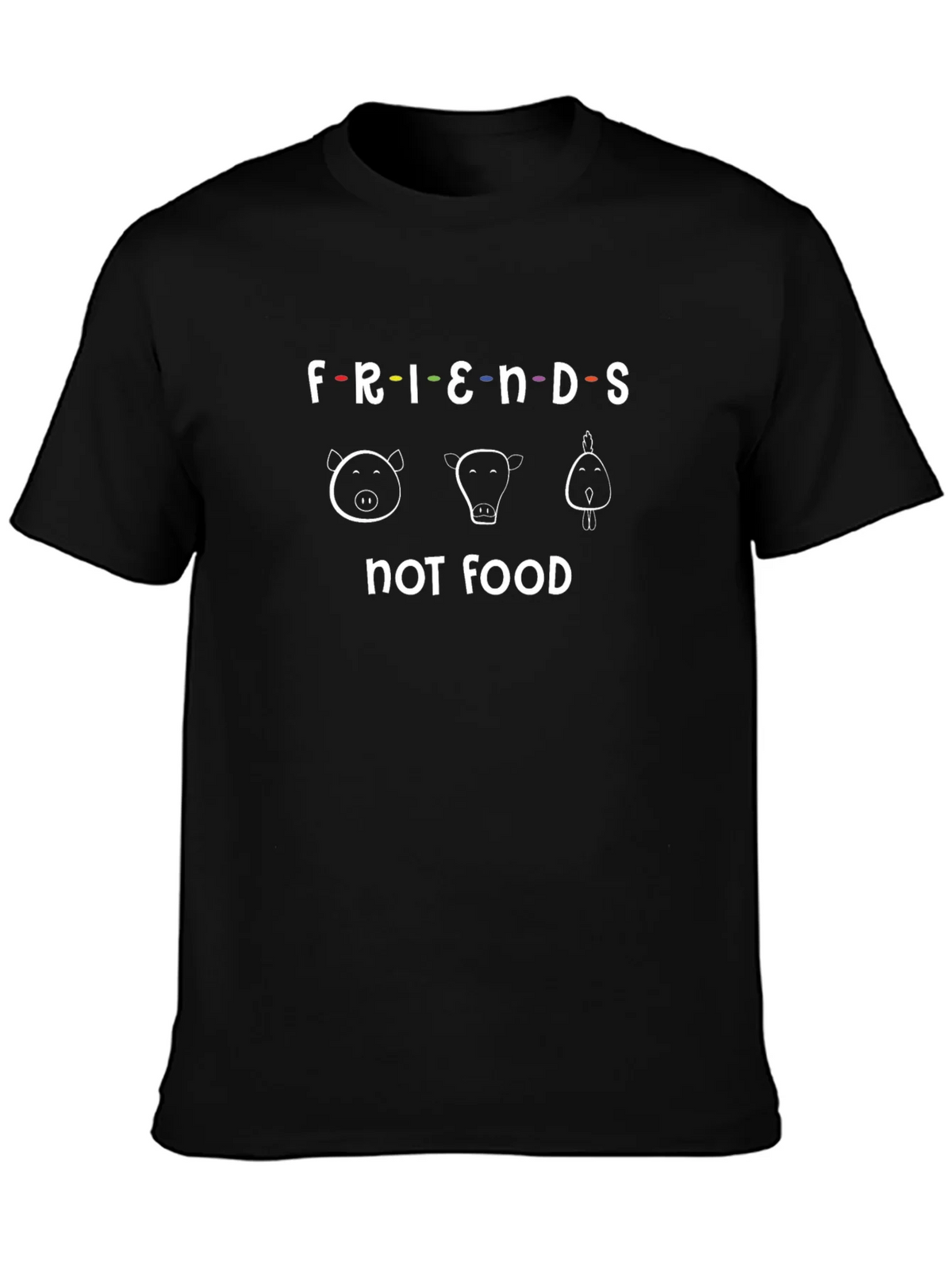 Friends Not Food T-Shirt Vegan Tee product image 3