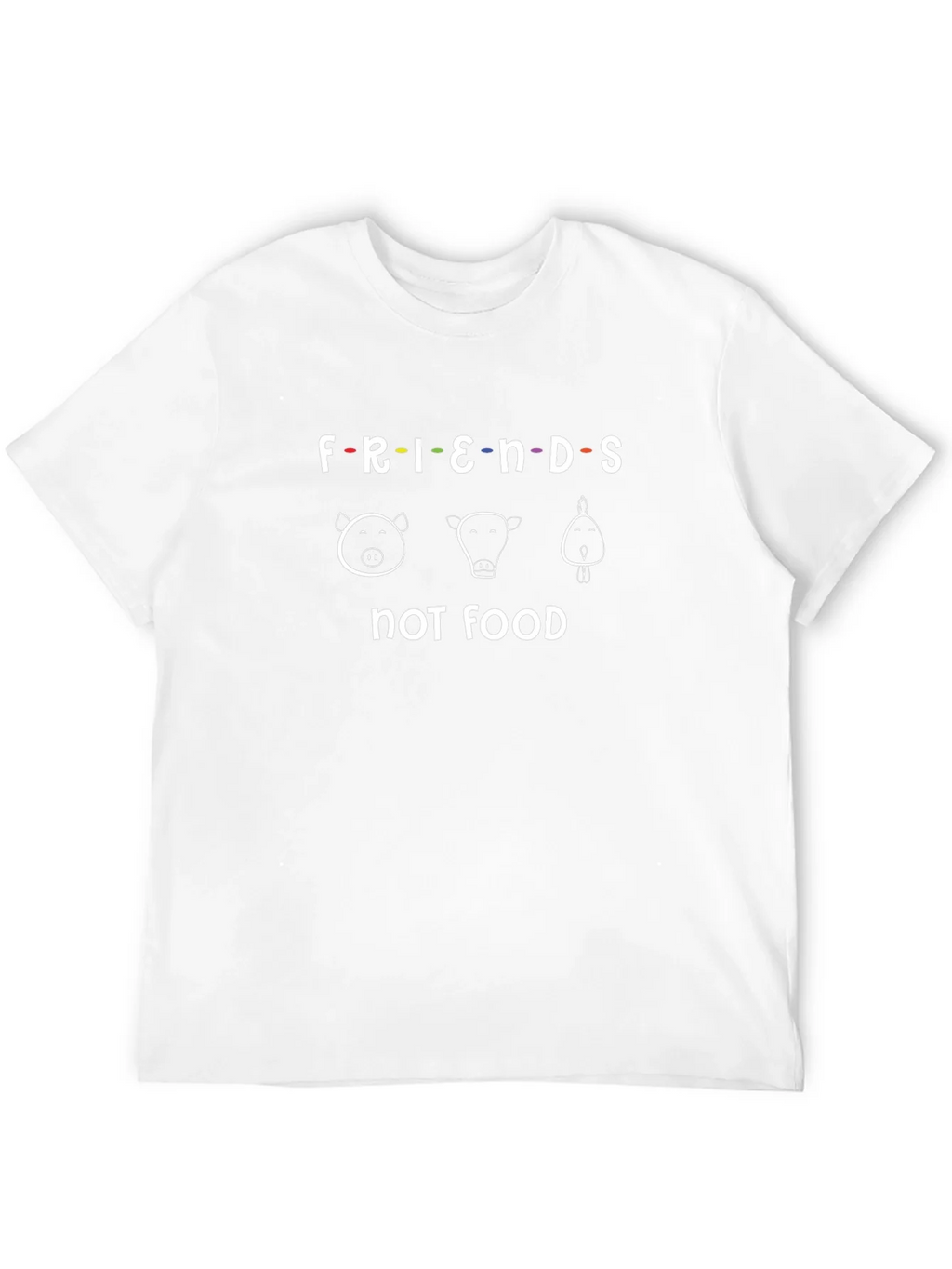 Friends Not Food T-Shirt Vegan Tee product image 11