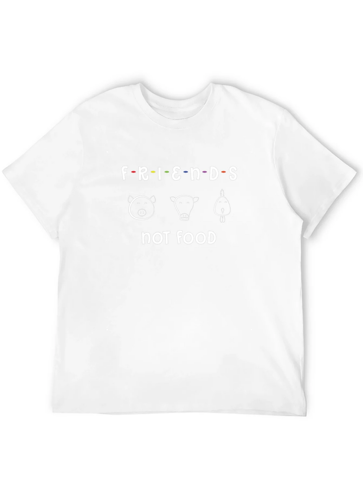Friends Not Food T-Shirt Vegan Tee product image 11