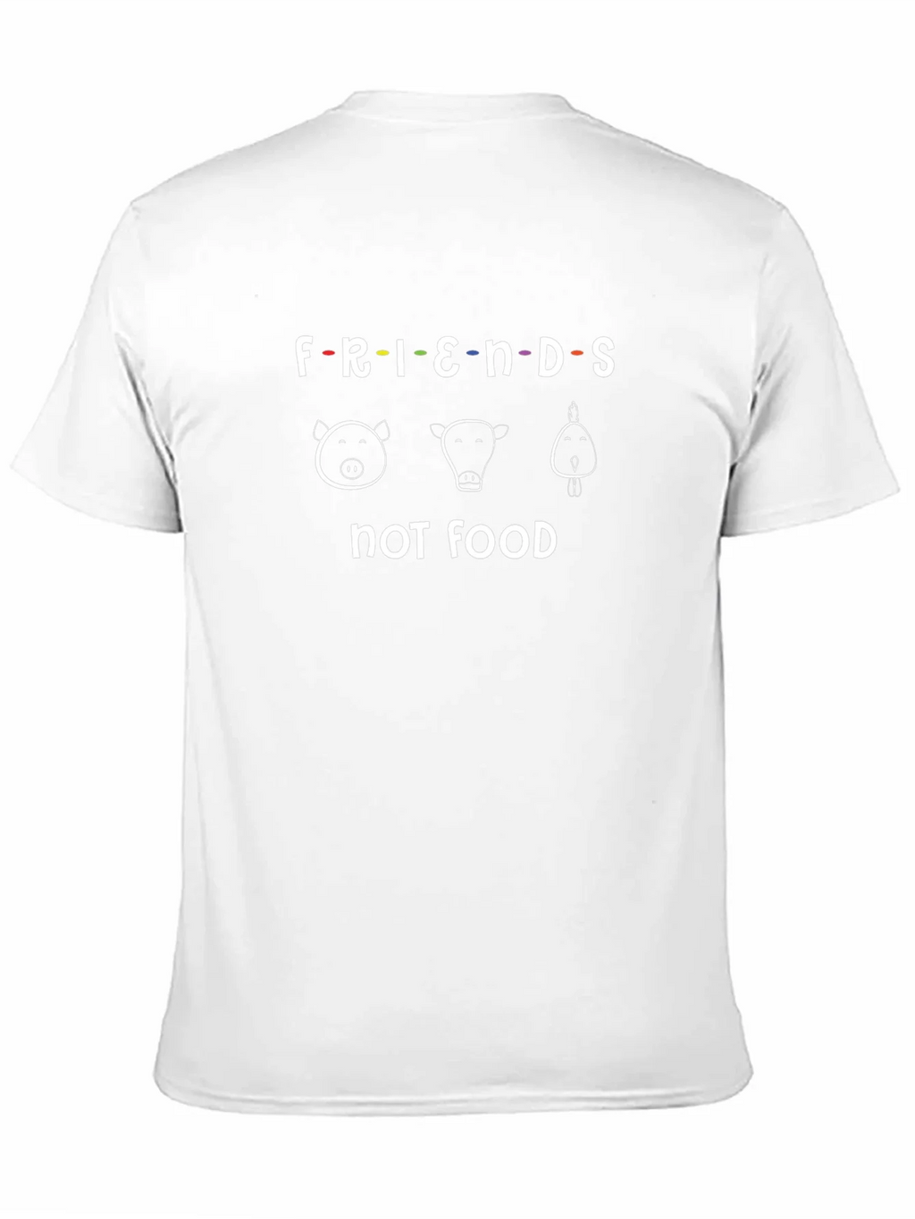 Friends Not Food T-Shirt Vegan Tee product image 10