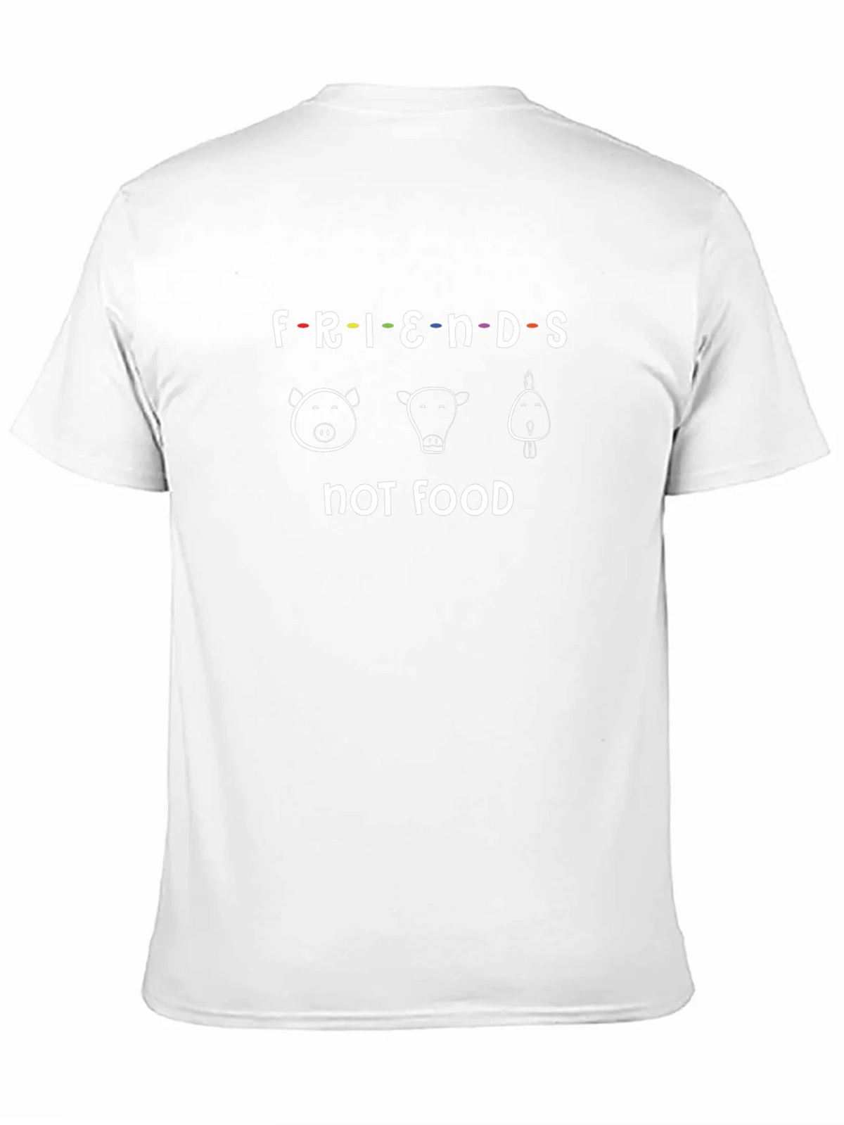 Friends Not Food T-Shirt Vegan Tee product image 10