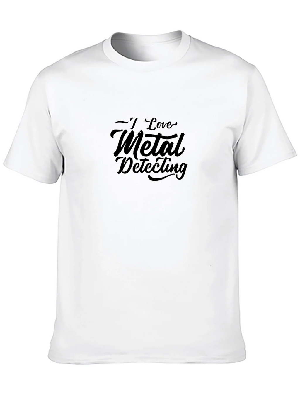 I Love Metal Detecting Black T-Shirt product image 9