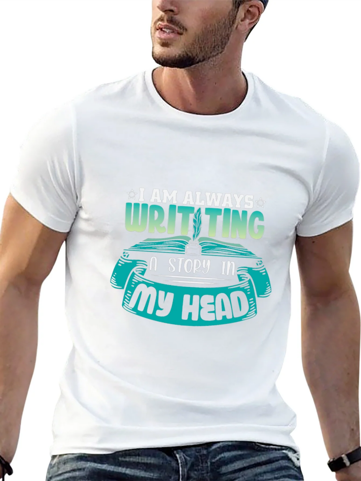 Writer T-Shirt - I Am Always Writing a Story product image 12