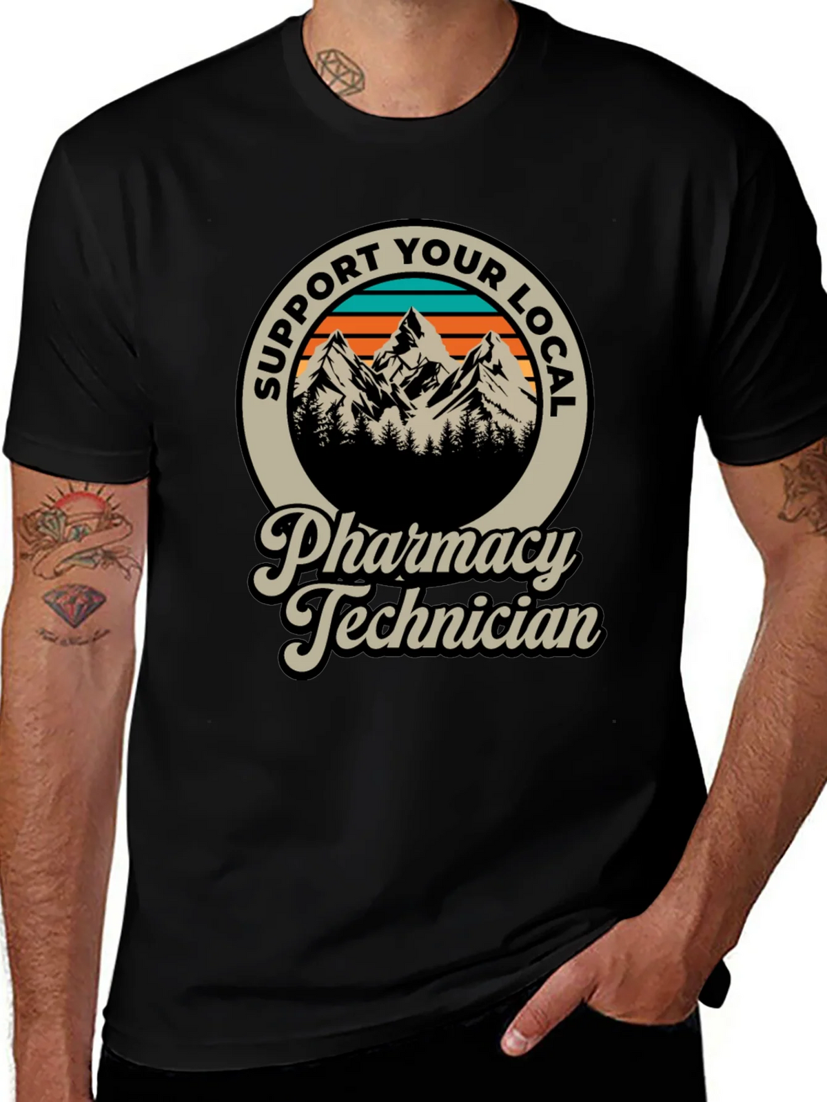 Support Your Local Pharmacy Technician T-Shirt product image 1