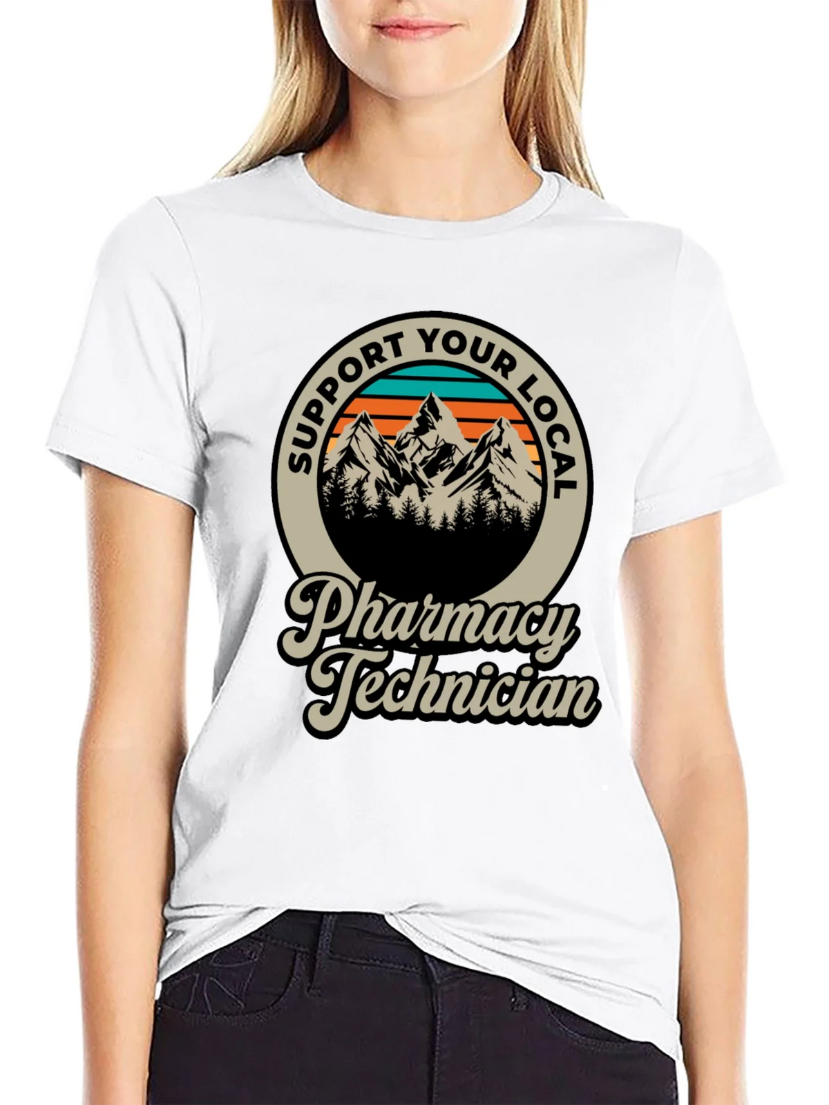 Support Your Local Pharmacy Technician T-Shirt product image 8