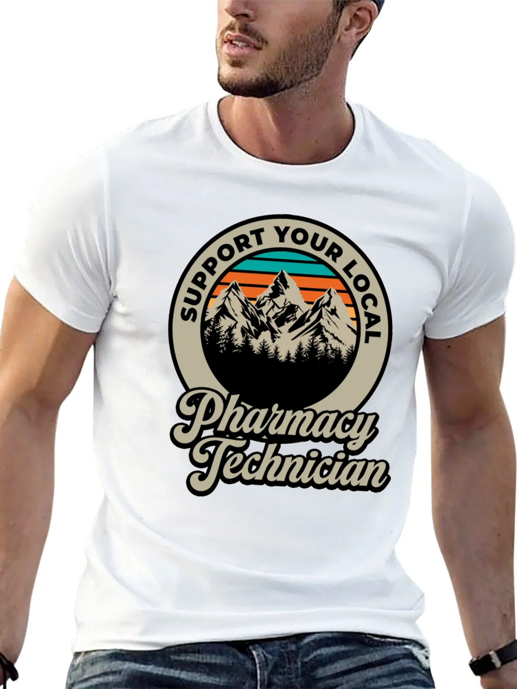 Support Your Local Pharmacy Technician T-Shirt product image 12