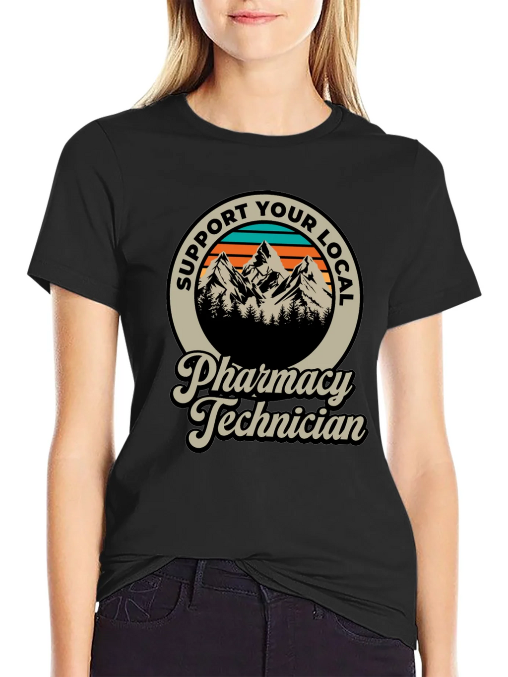 Support Your Local Pharmacy Technician T-Shirt product image 2