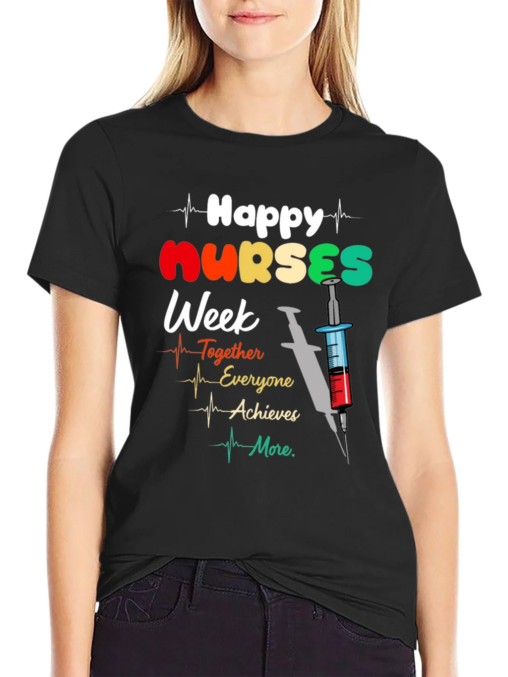 Happy Nurses Week Graphic T-Shirt product image 2