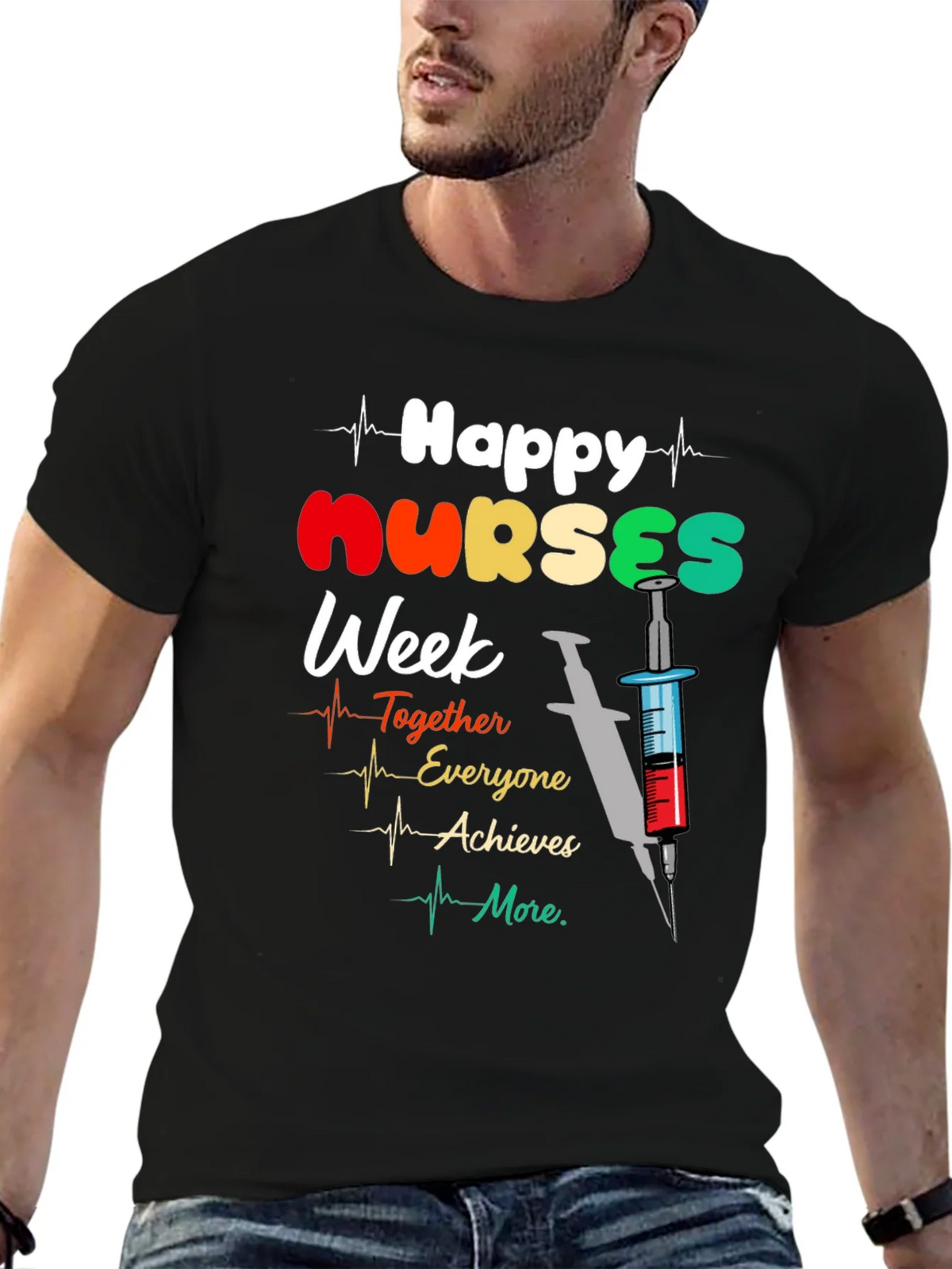 Happy Nurses Week Graphic T-Shirt product image 6