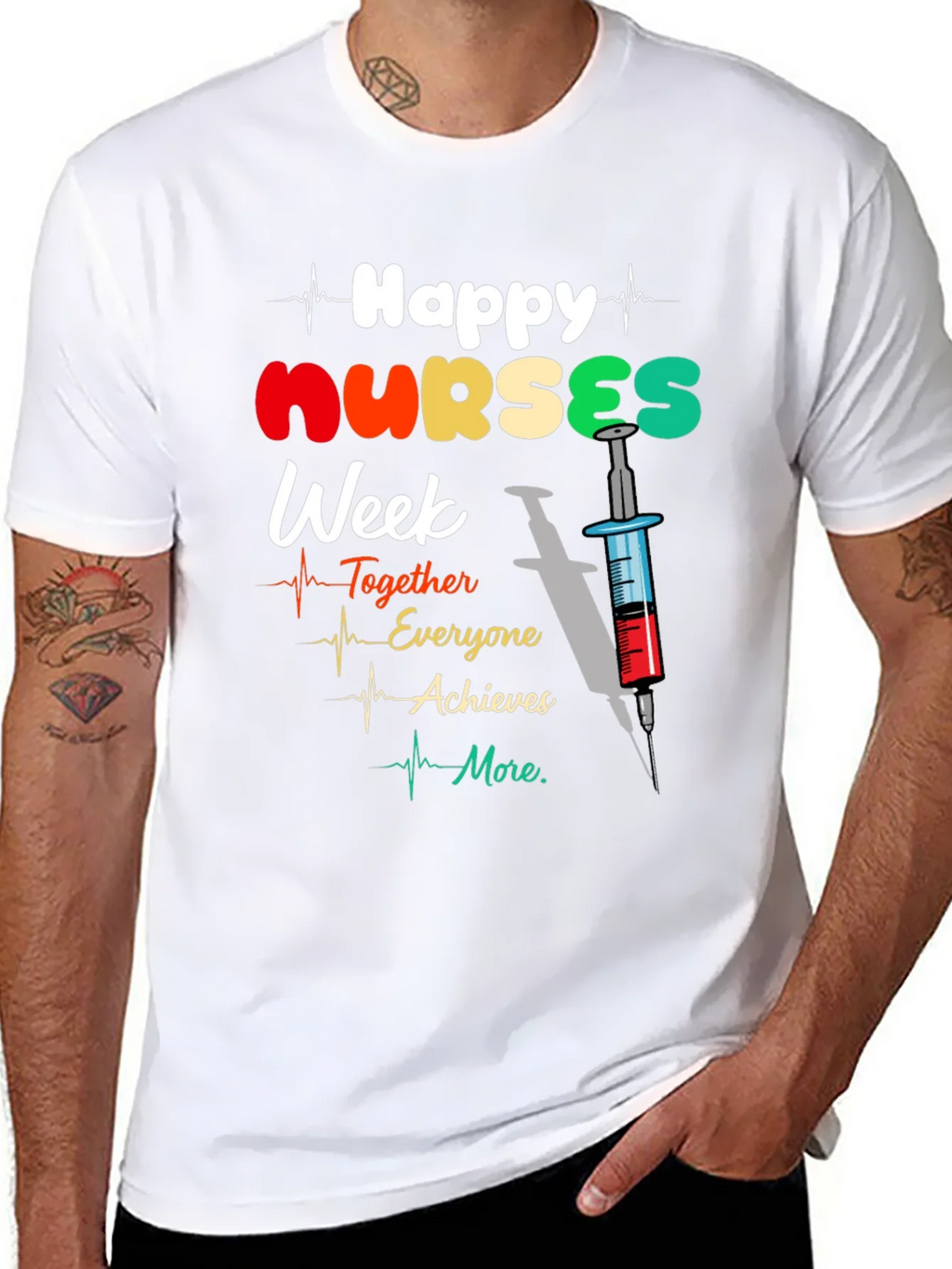 Happy Nurses Week Graphic T-Shirt product image 7