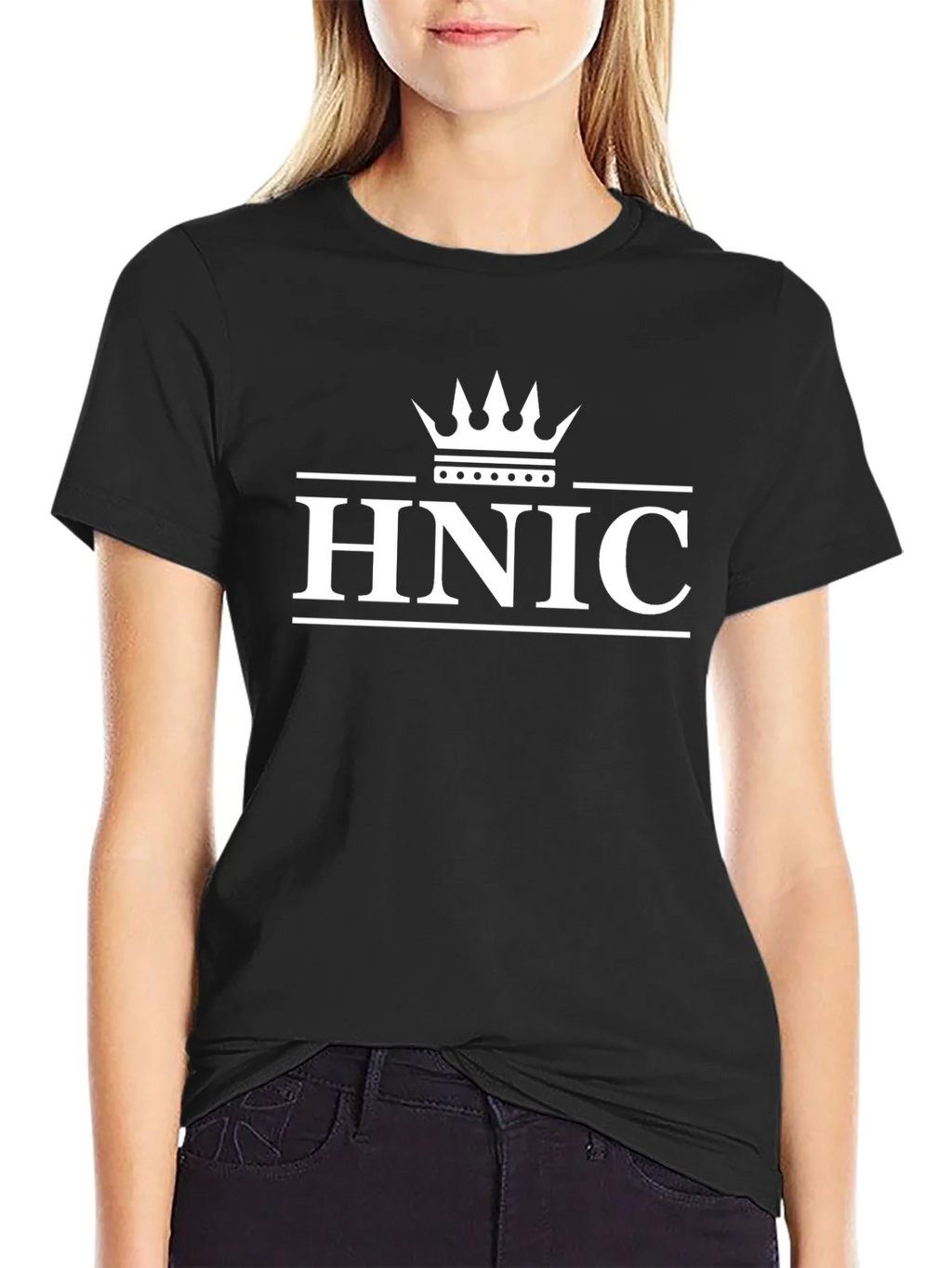 HNIC T-Shirt - Black - Crown Design product image 2