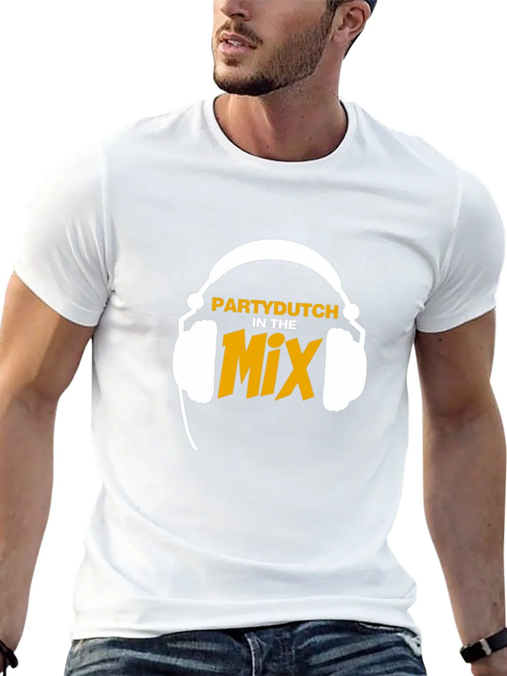 PartyDutch In The Mix T-Shirt - Black Cotton Graphic Tee product image 6