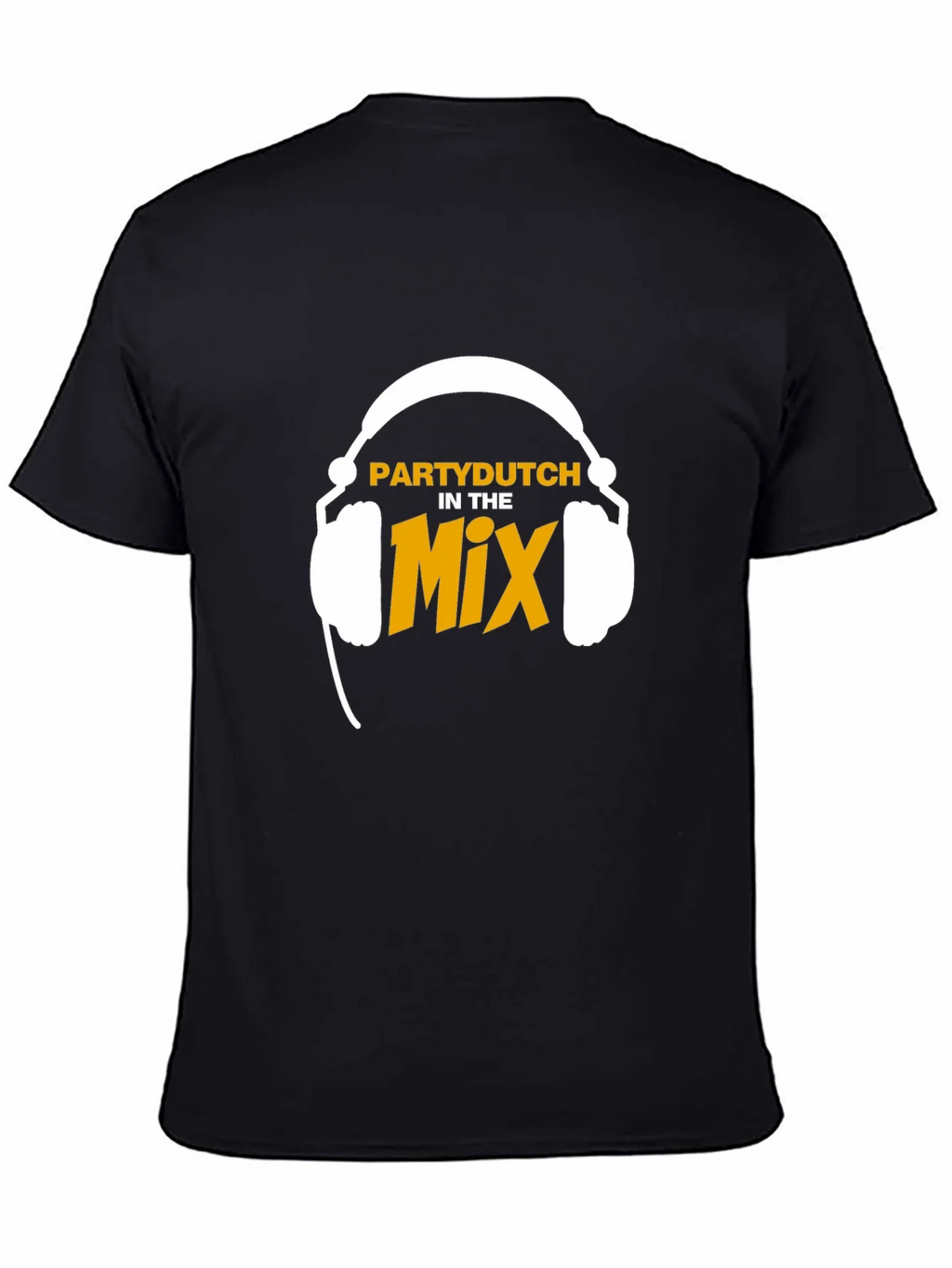 PartyDutch In The Mix T-Shirt - Black Cotton Graphic Tee product image 1