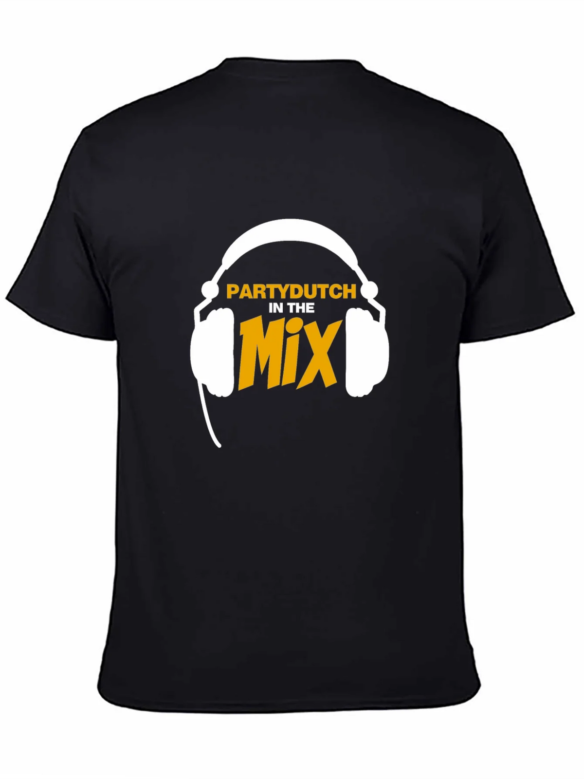 PartyDutch In The Mix T-Shirt - Black Cotton Graphic Tee product image 1