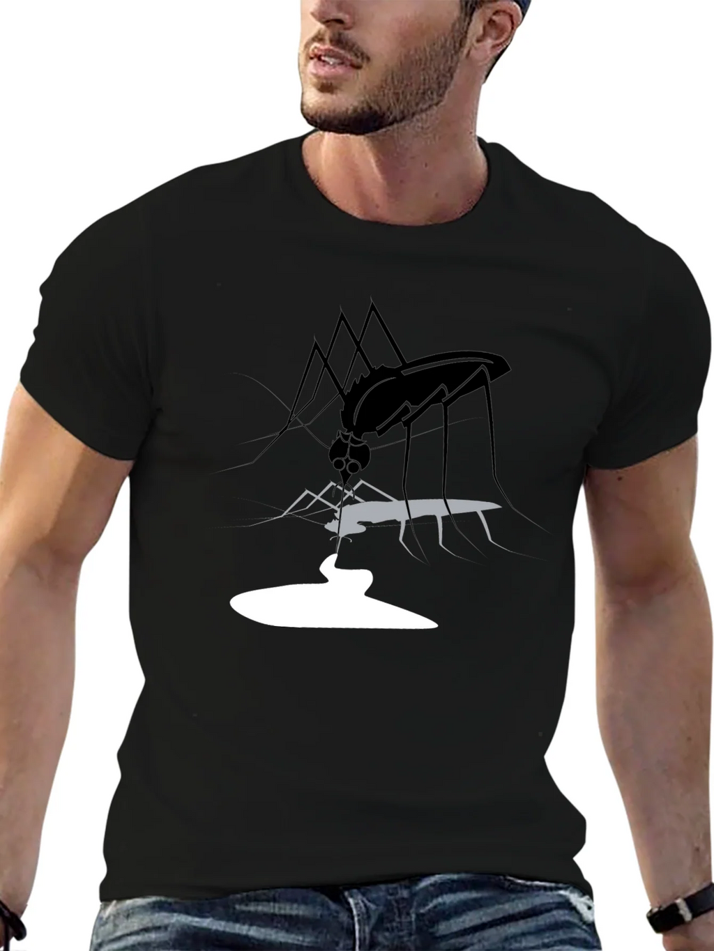 Mosquito Graphic Tee - Black Casual Shirt product image 4