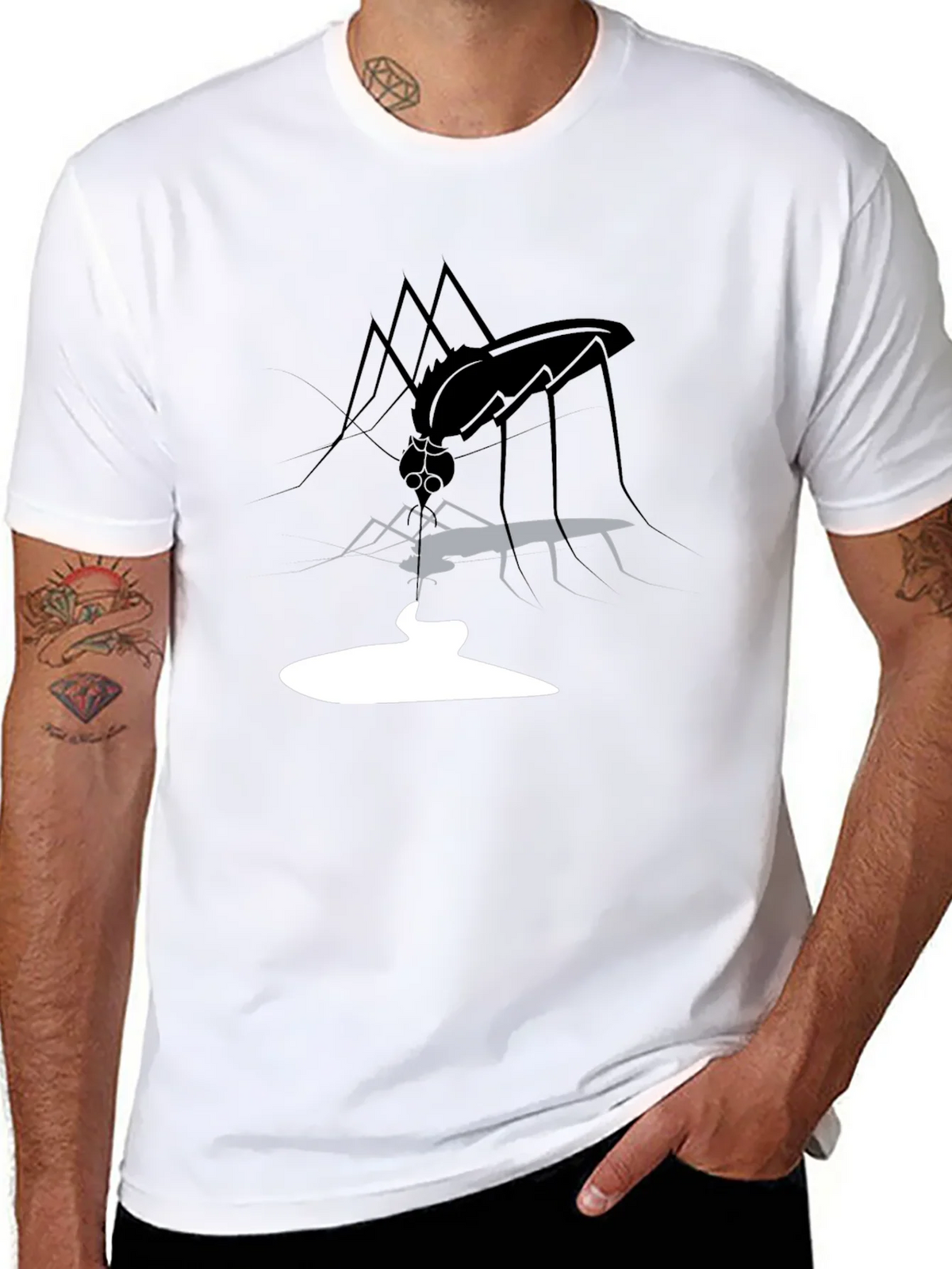 Mosquito Graphic Tee - Black Casual Shirt product image 5