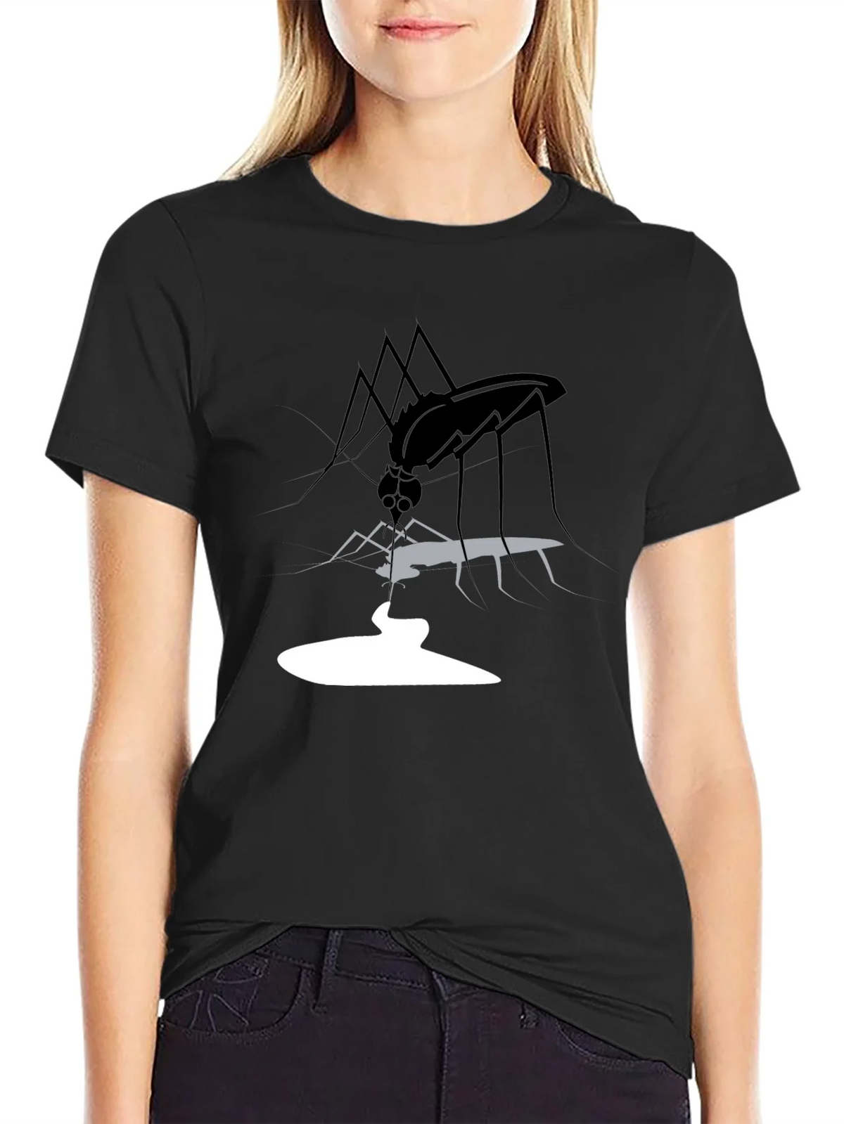 Mosquito Graphic Tee - Black Casual Shirt product image 2