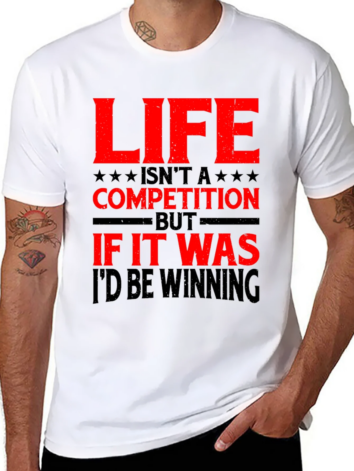 Life Isnt a Competition Graphic T-Shirt product image 7