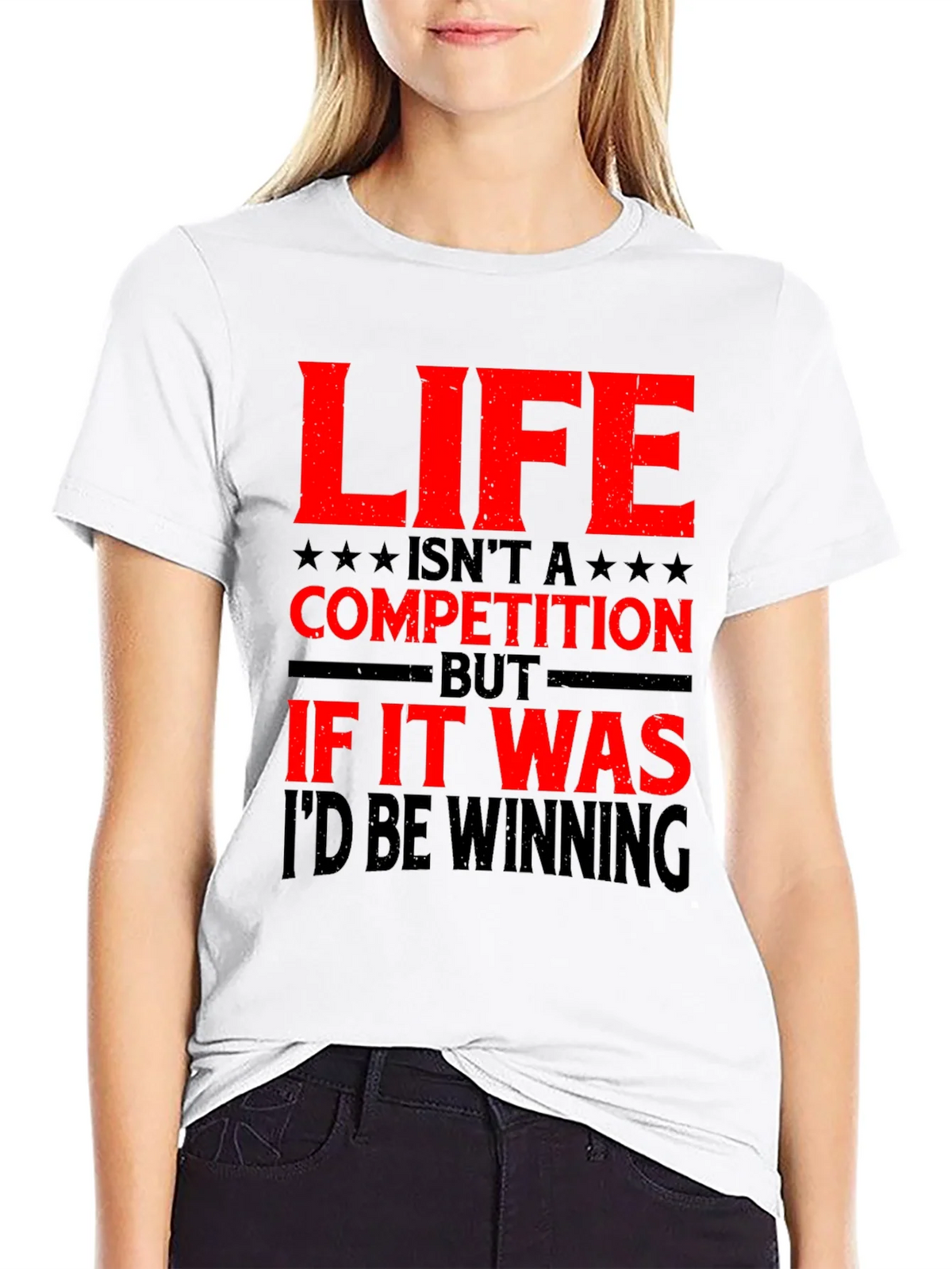 Life Isnt a Competition Graphic T-Shirt product image 8