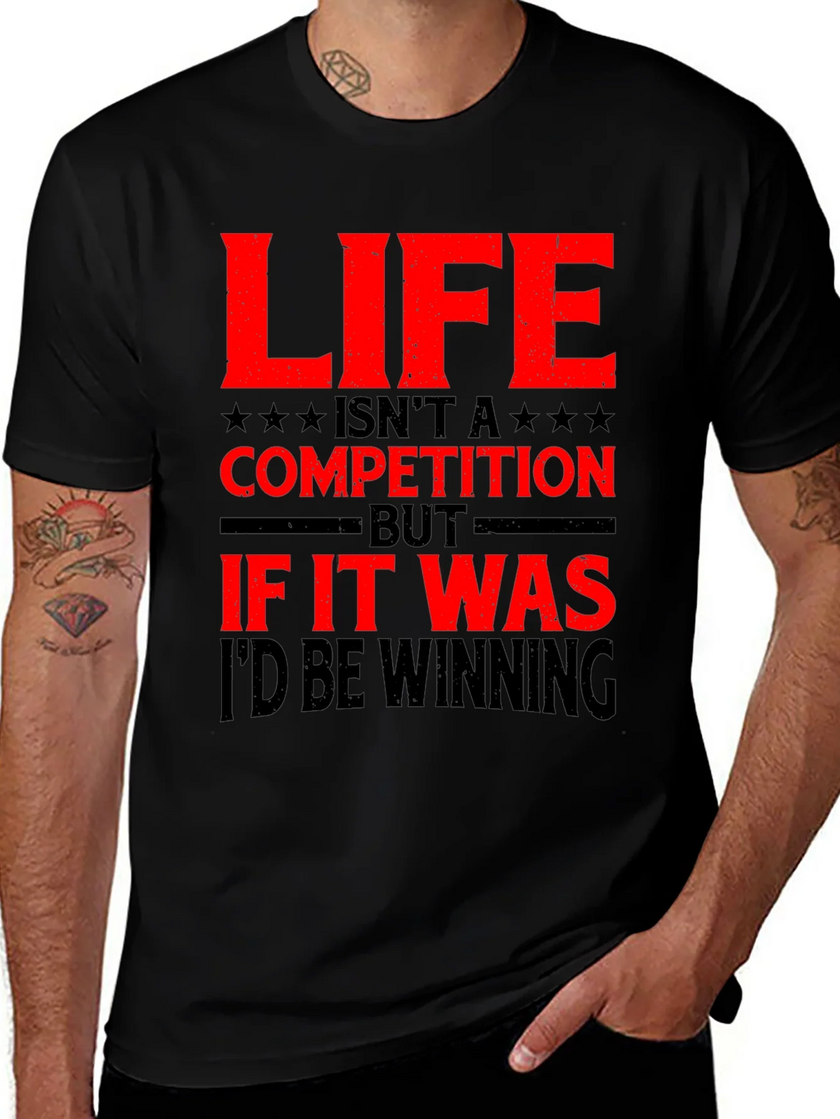 Life Isnt a Competition Graphic T-Shirt product image 1