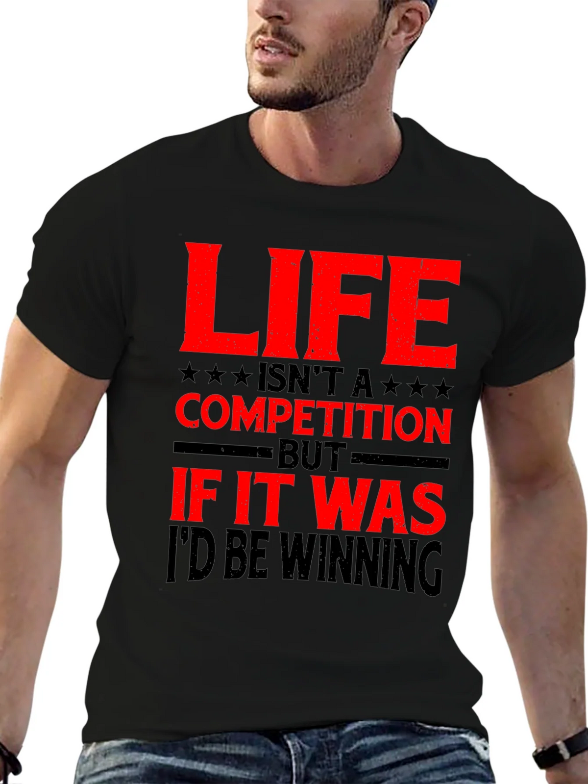 Life Isnt a Competition Graphic T-Shirt product image 6