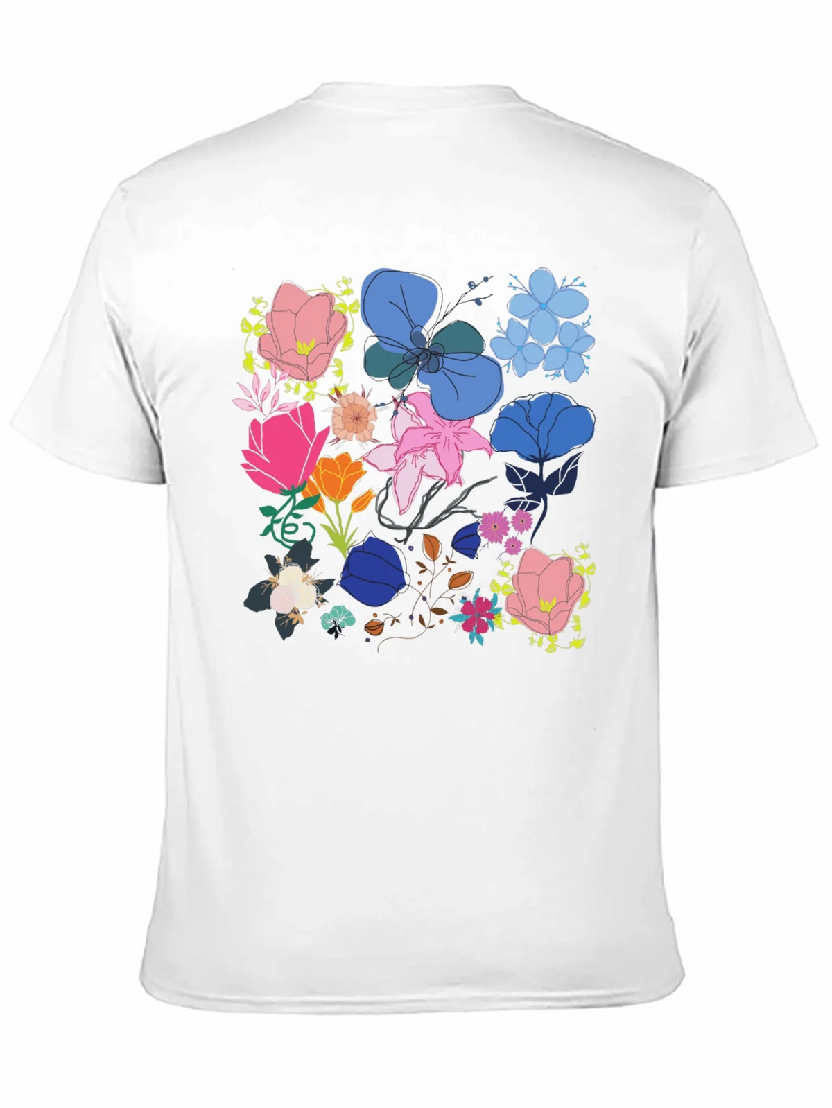 Floral Print Graphic Tee - Black product image 10
