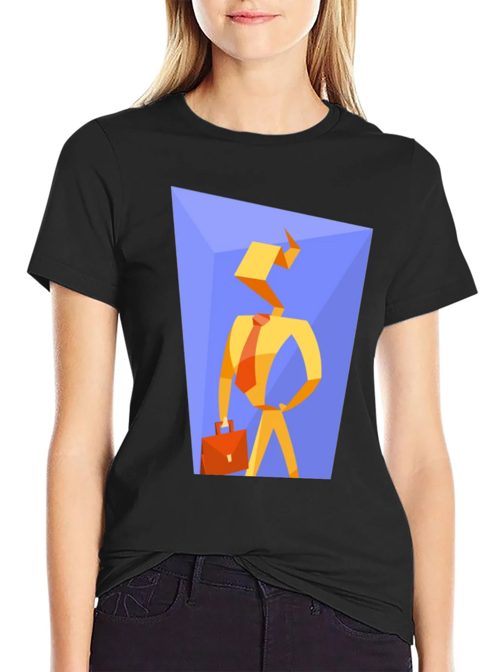 Abstract Businessman Graphic Tee product image 2